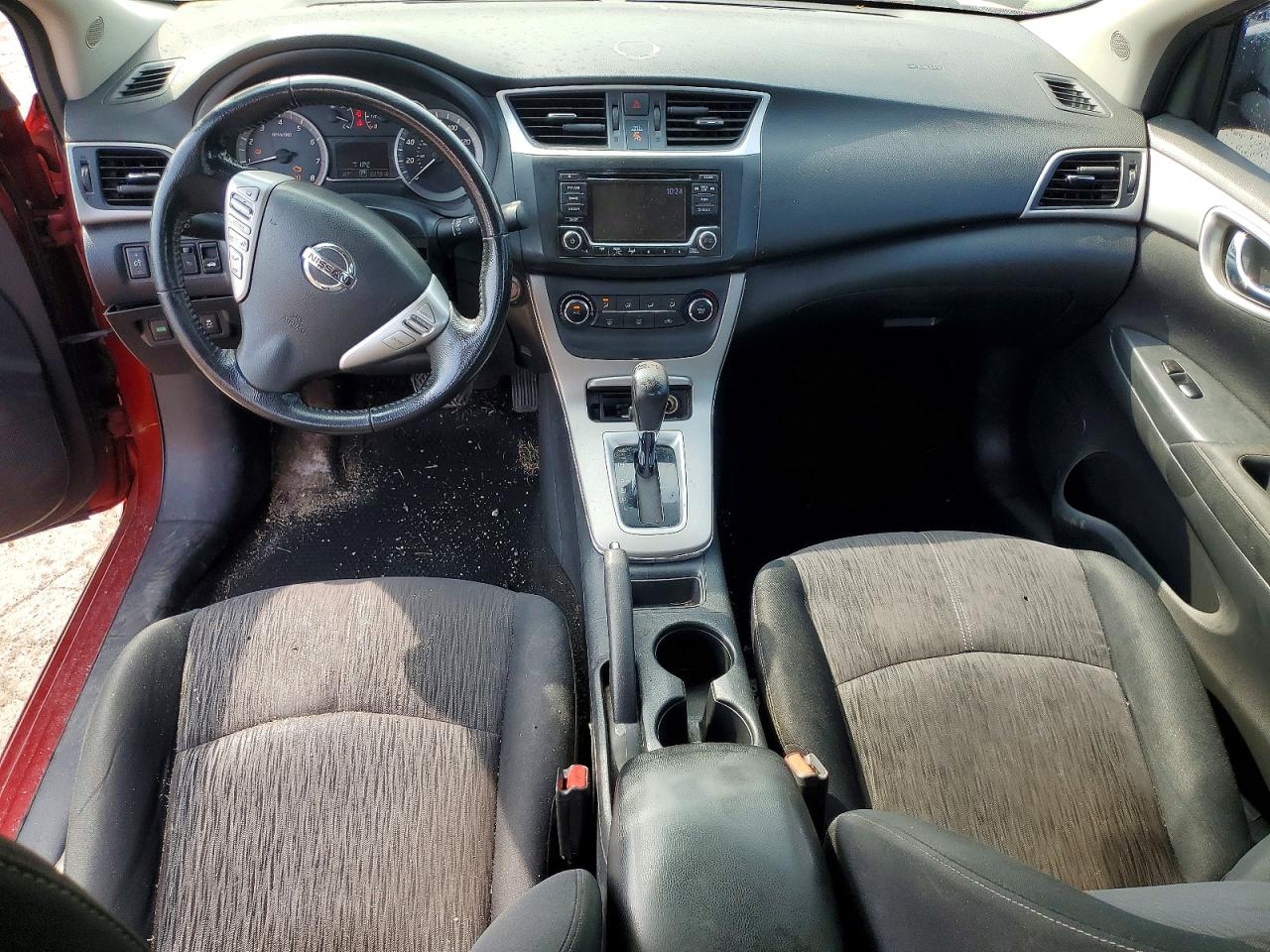2015 Nissan Sentra Sv Red vin: 3N1AB7AP4FL669678