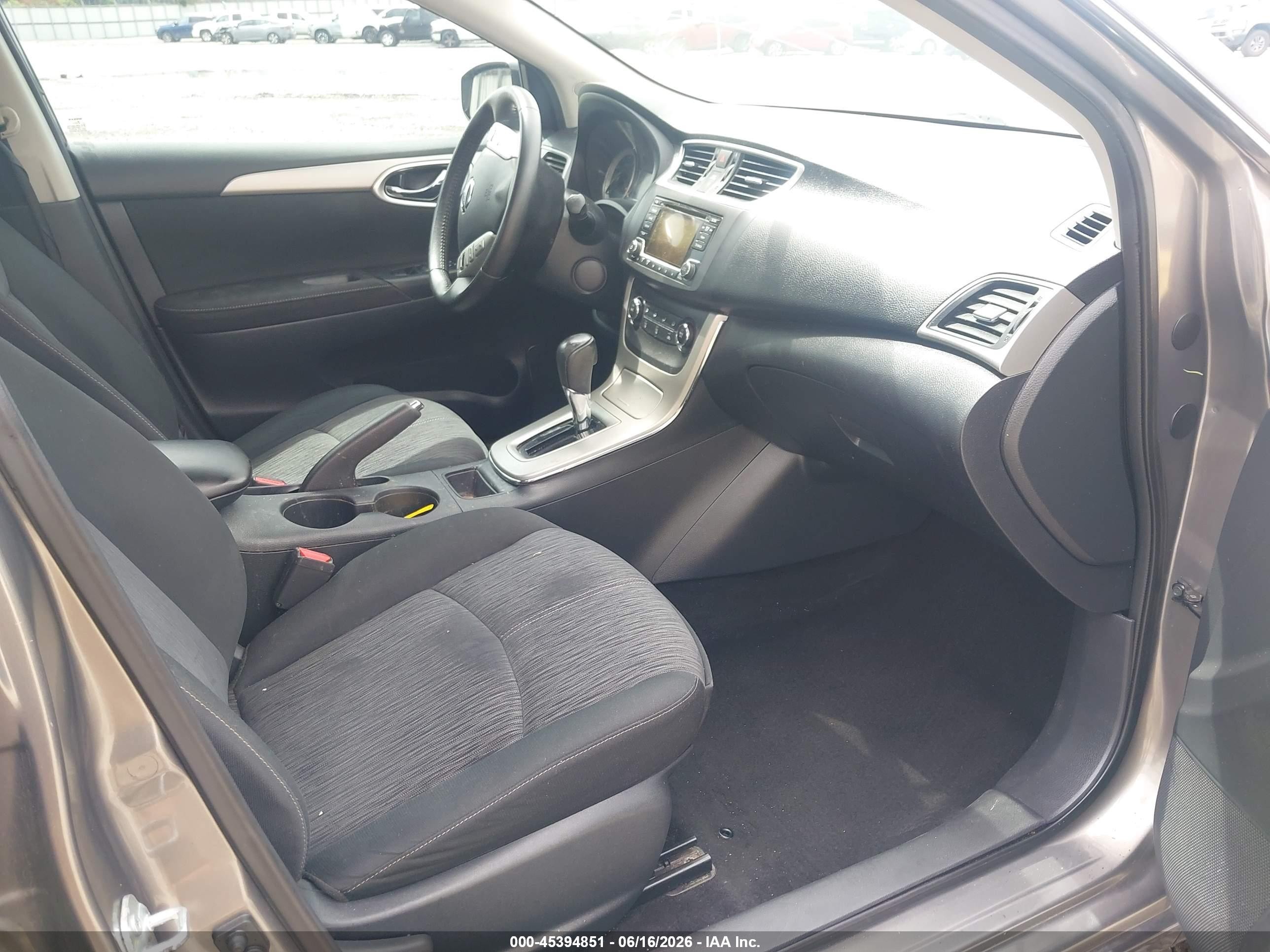 2015 Nissan Sentra Sv Gray vin: 3N1AB7AP4FL673021