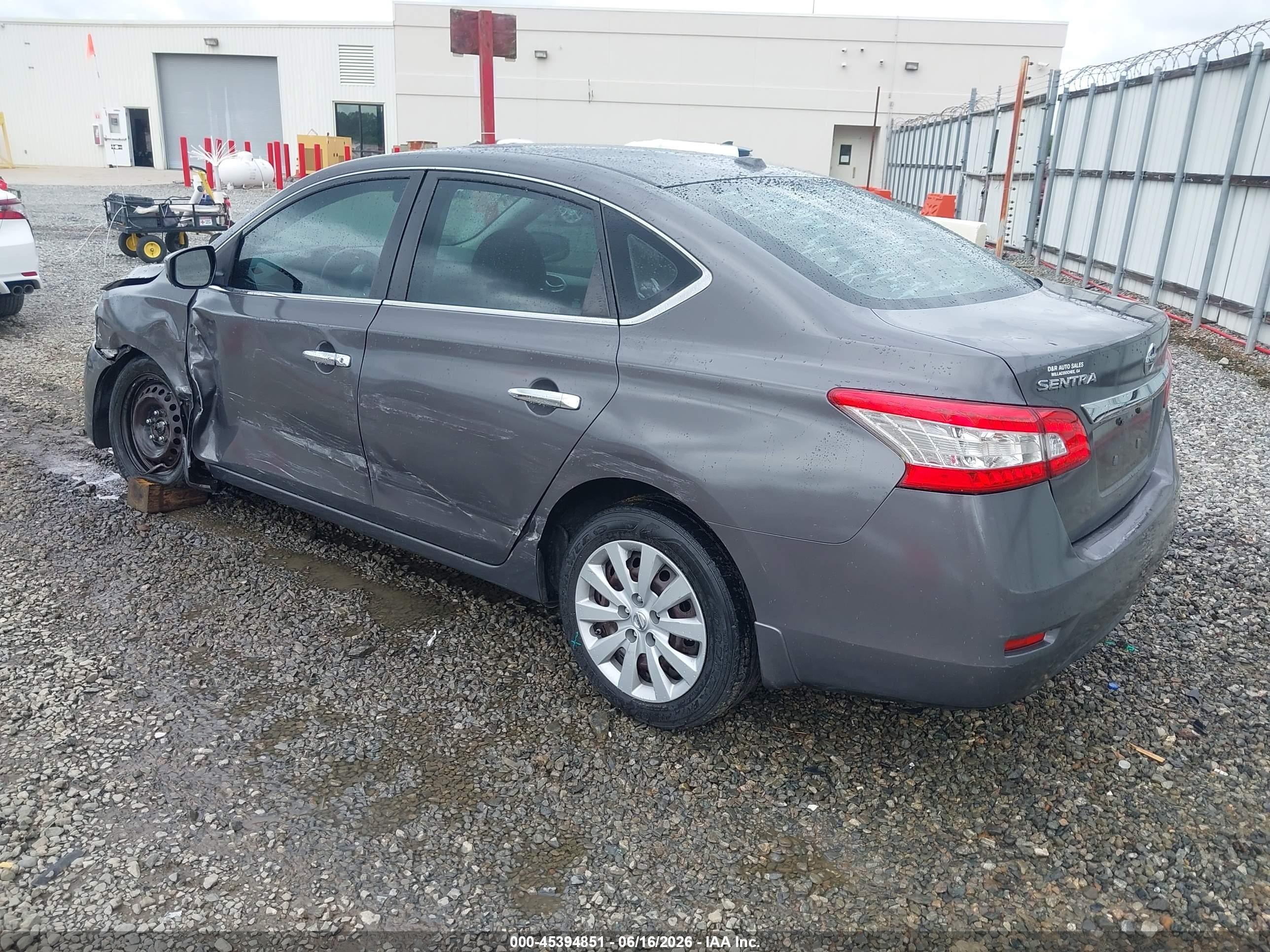 2015 Nissan Sentra Sv Gray vin: 3N1AB7AP4FL673021