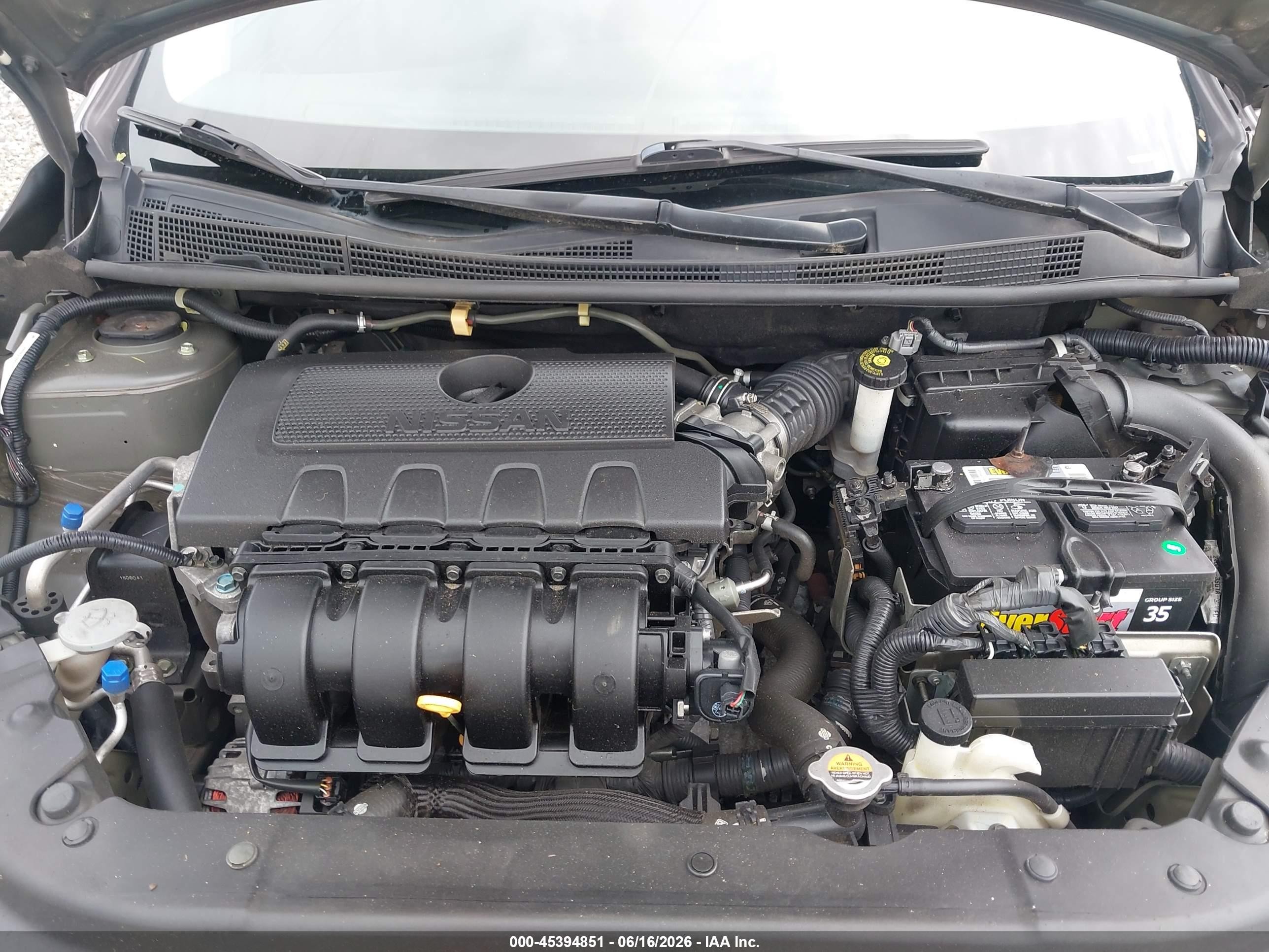 2015 Nissan Sentra Sv Gray vin: 3N1AB7AP4FL673021