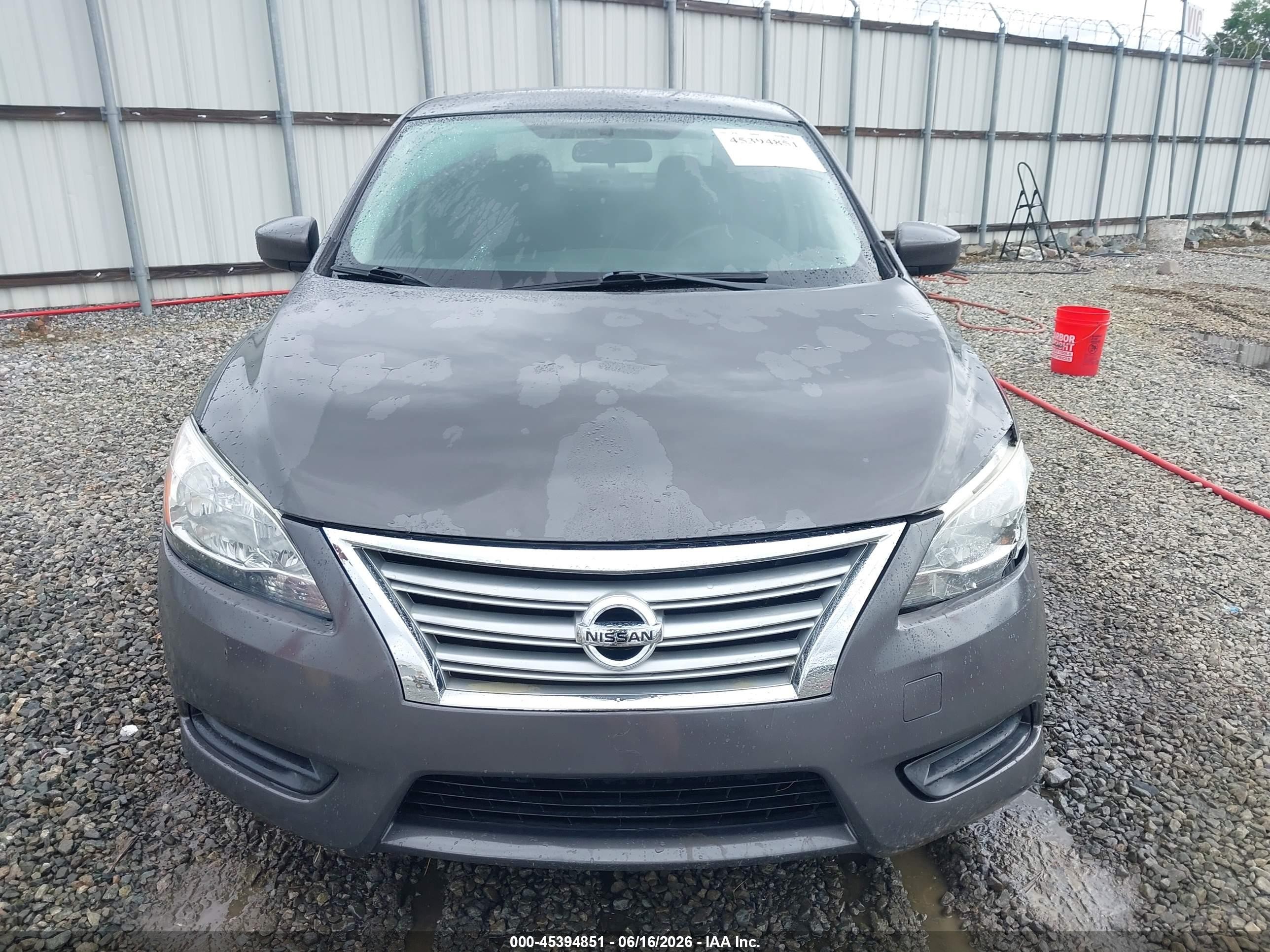 2015 Nissan Sentra Sv Gray vin: 3N1AB7AP4FL673021
