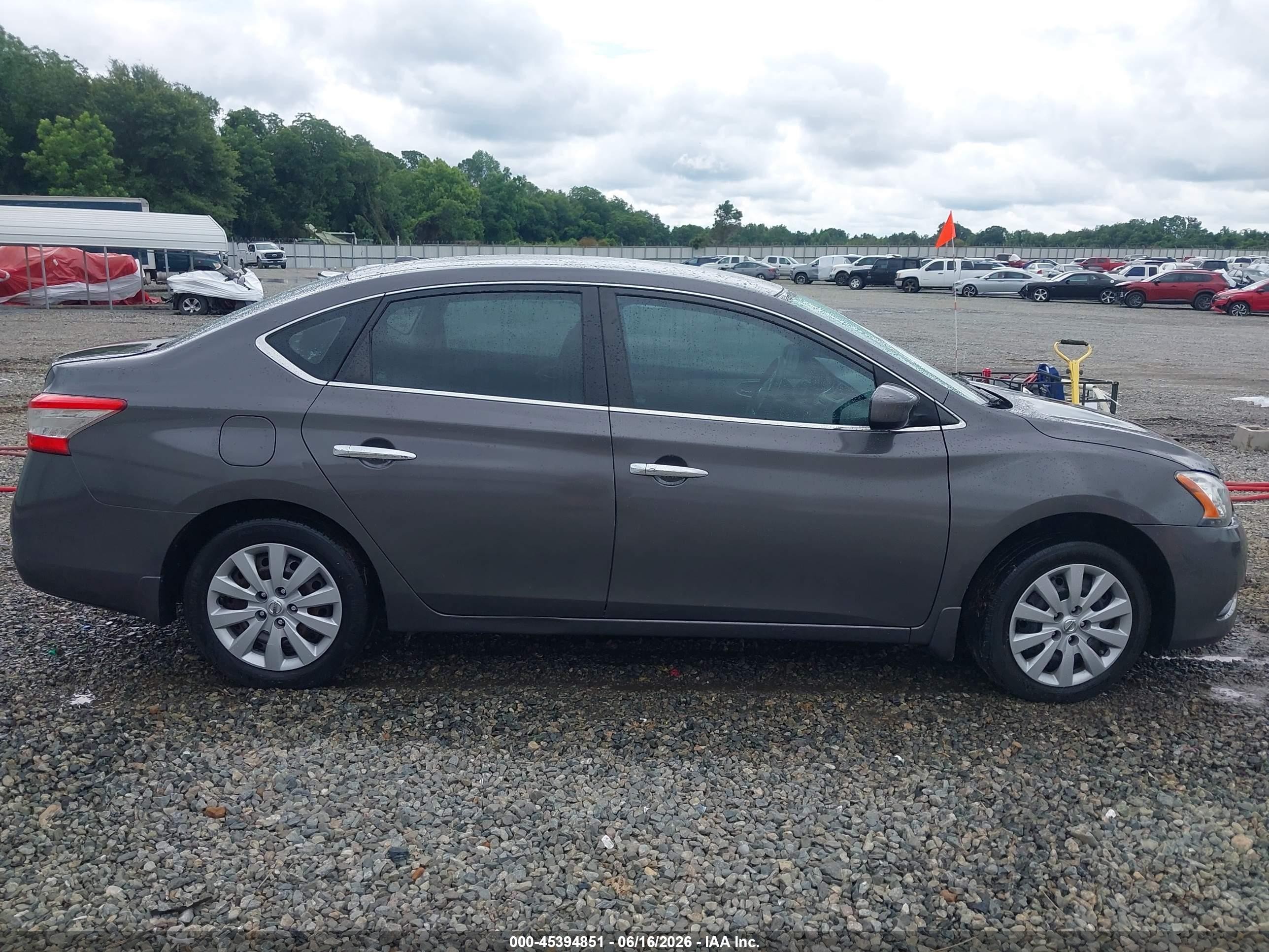 2015 Nissan Sentra Sv Gray vin: 3N1AB7AP4FL673021