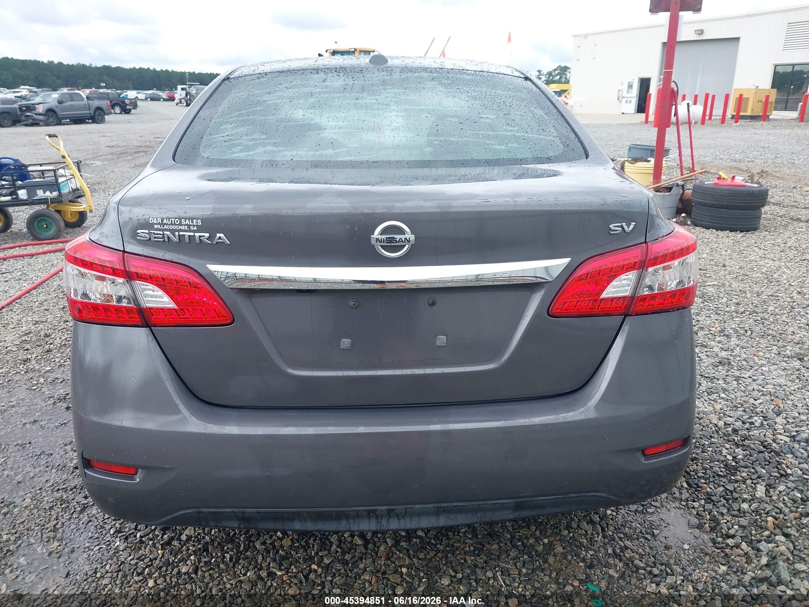 2015 Nissan Sentra Sv Gray vin: 3N1AB7AP4FL673021