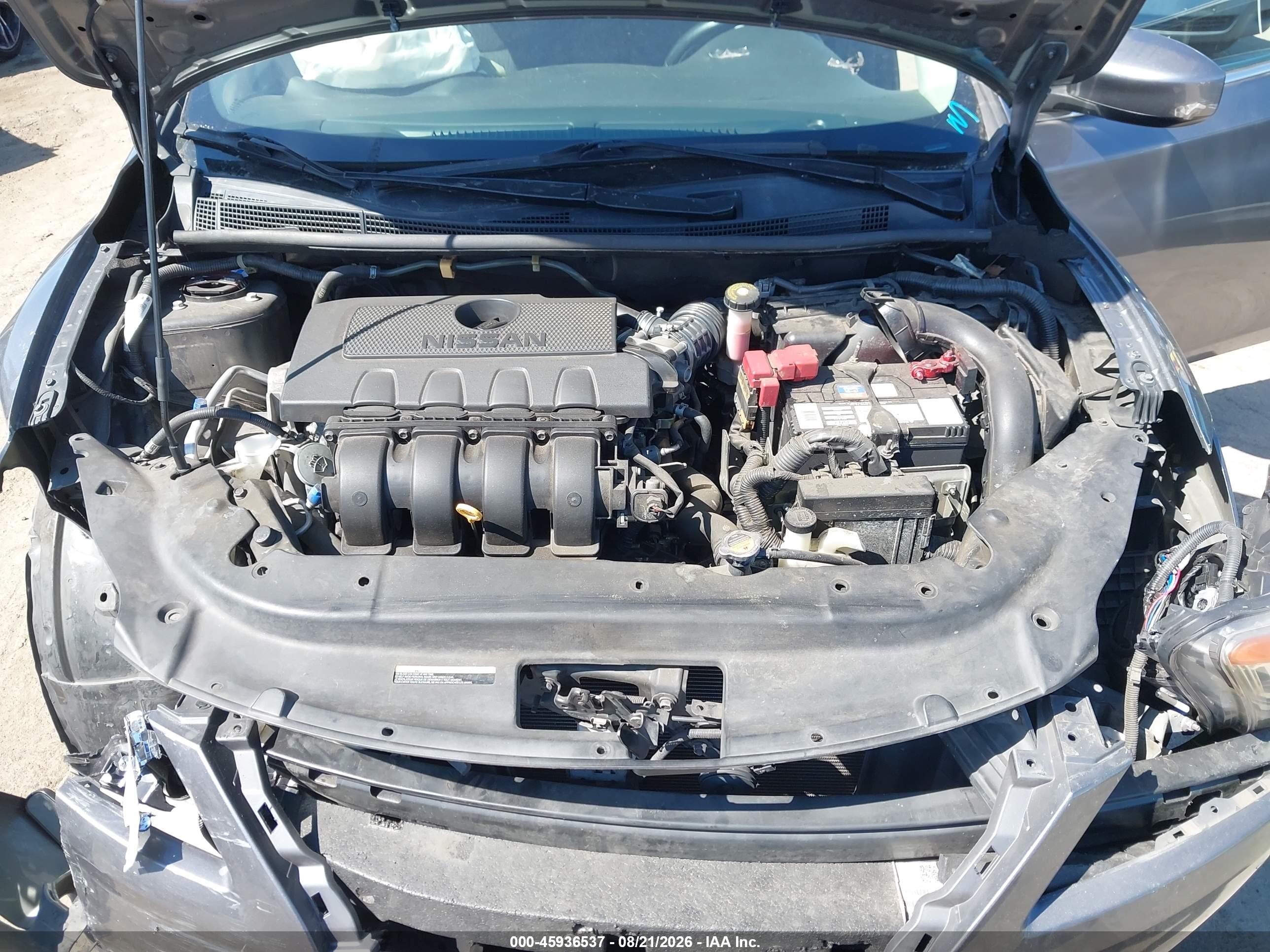 2015 Nissan Sentra Sv Gray vin: 3N1AB7AP4FL679076