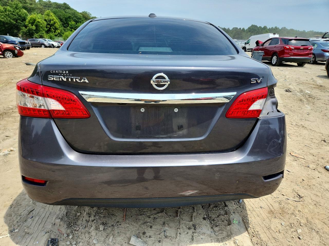 2015 Nissan Sentra Sv Gray vin: 3N1AB7AP4FL679112