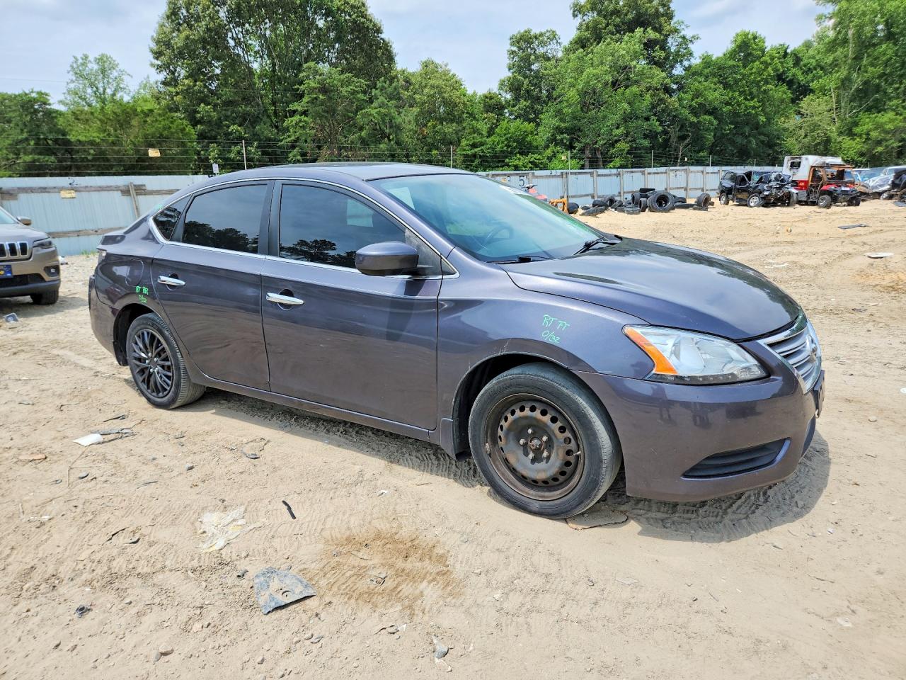 2015 Nissan Sentra Sv Gray vin: 3N1AB7AP4FL679112