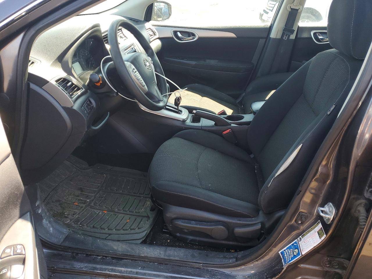 2015 Nissan Sentra S Gray vin: 3N1AB7AP4FL681233