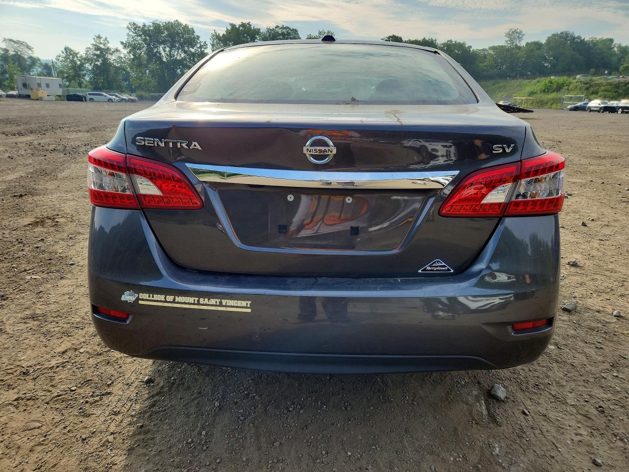 2015 Nissan Sentra Sv Gray vin: 3N1AB7AP4FL683869