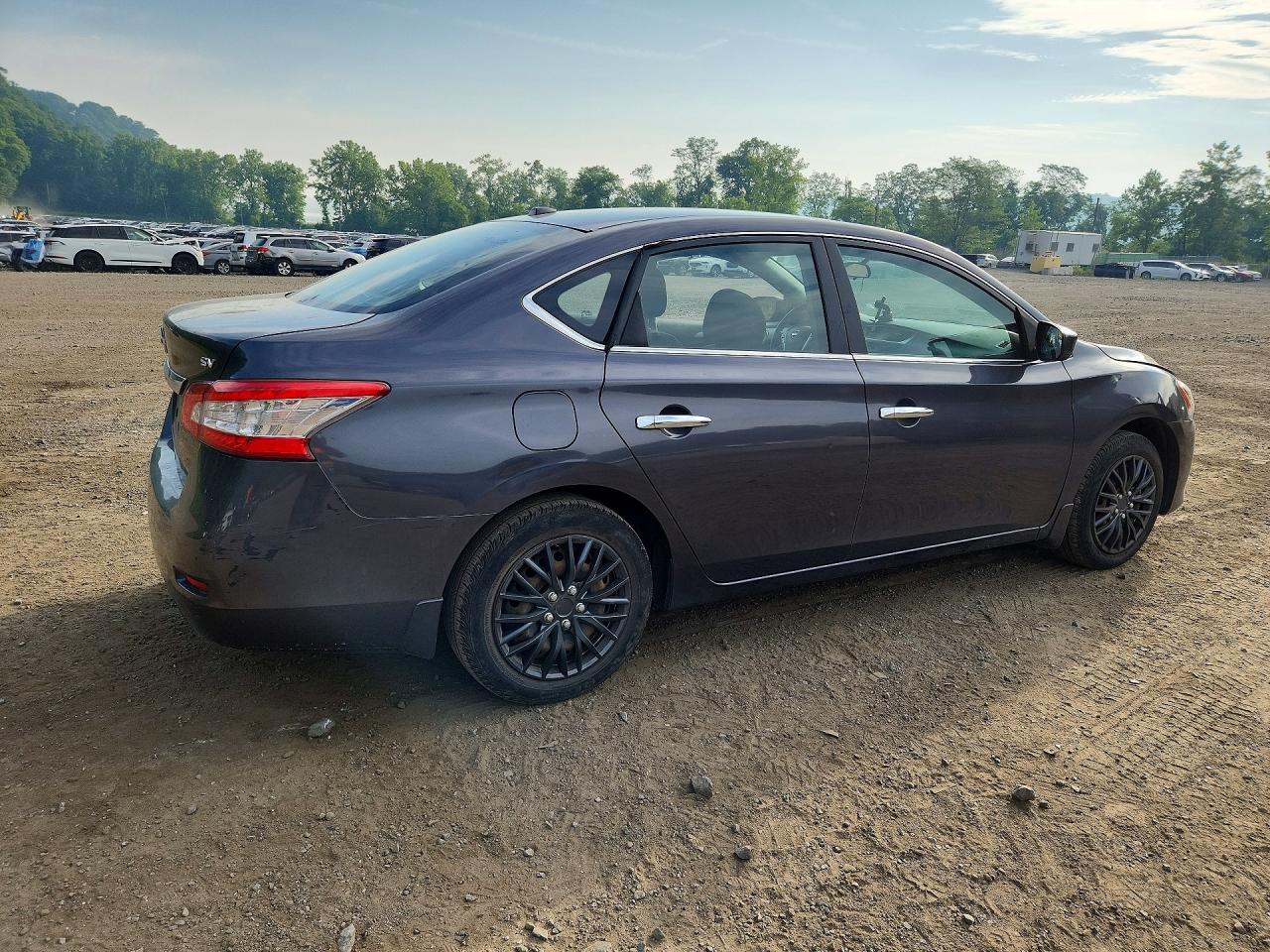 2015 Nissan Sentra Sv Gray vin: 3N1AB7AP4FL683869