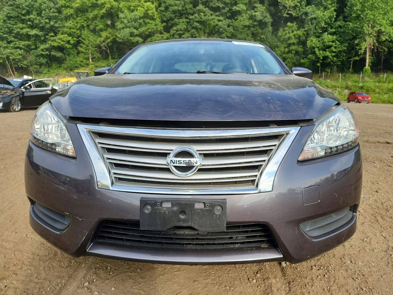 2015 Nissan Sentra Sv Gray vin: 3N1AB7AP4FL683869