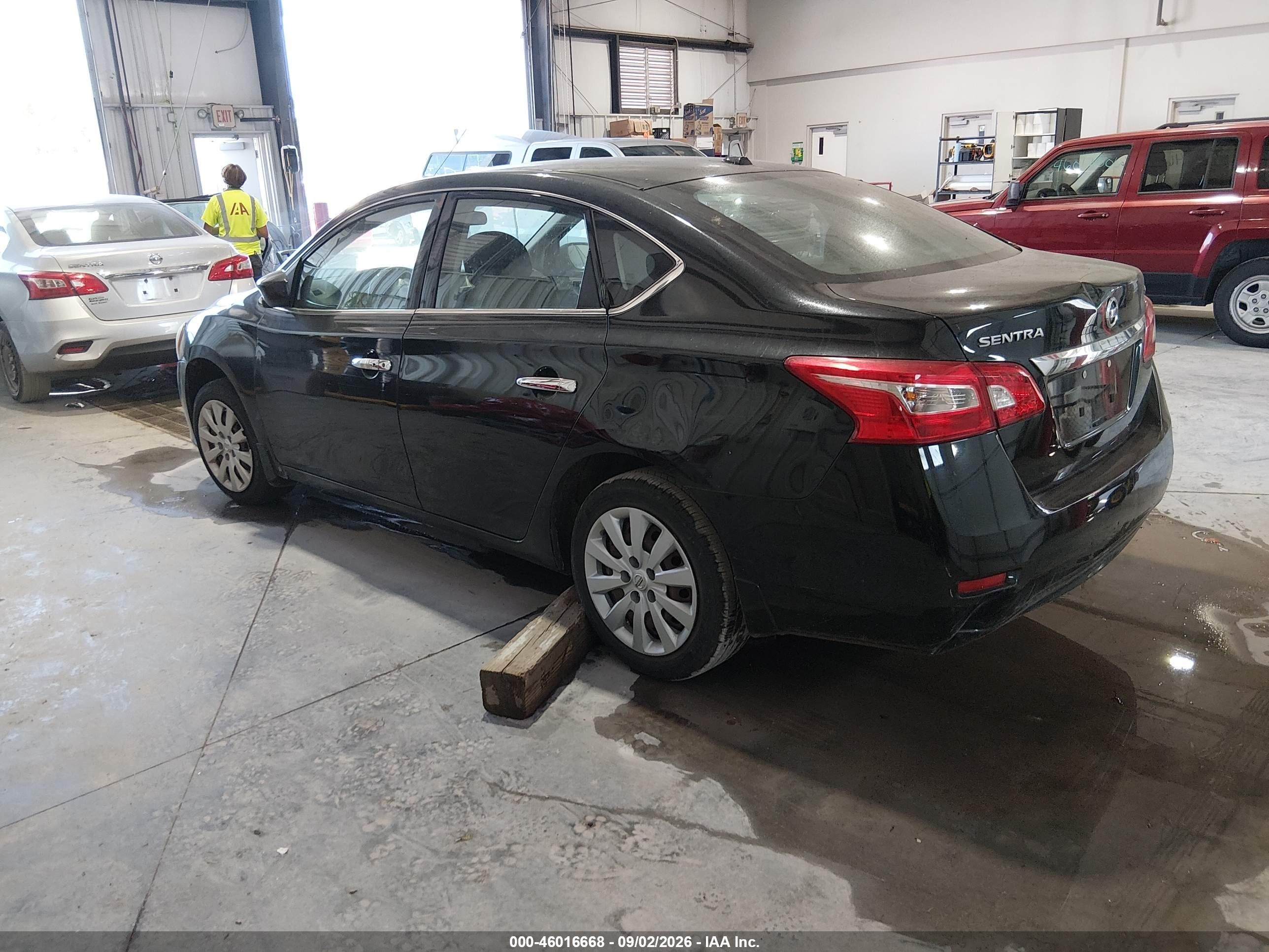2015 Nissan Sentra Sv Black vin: 3N1AB7AP4FL689784