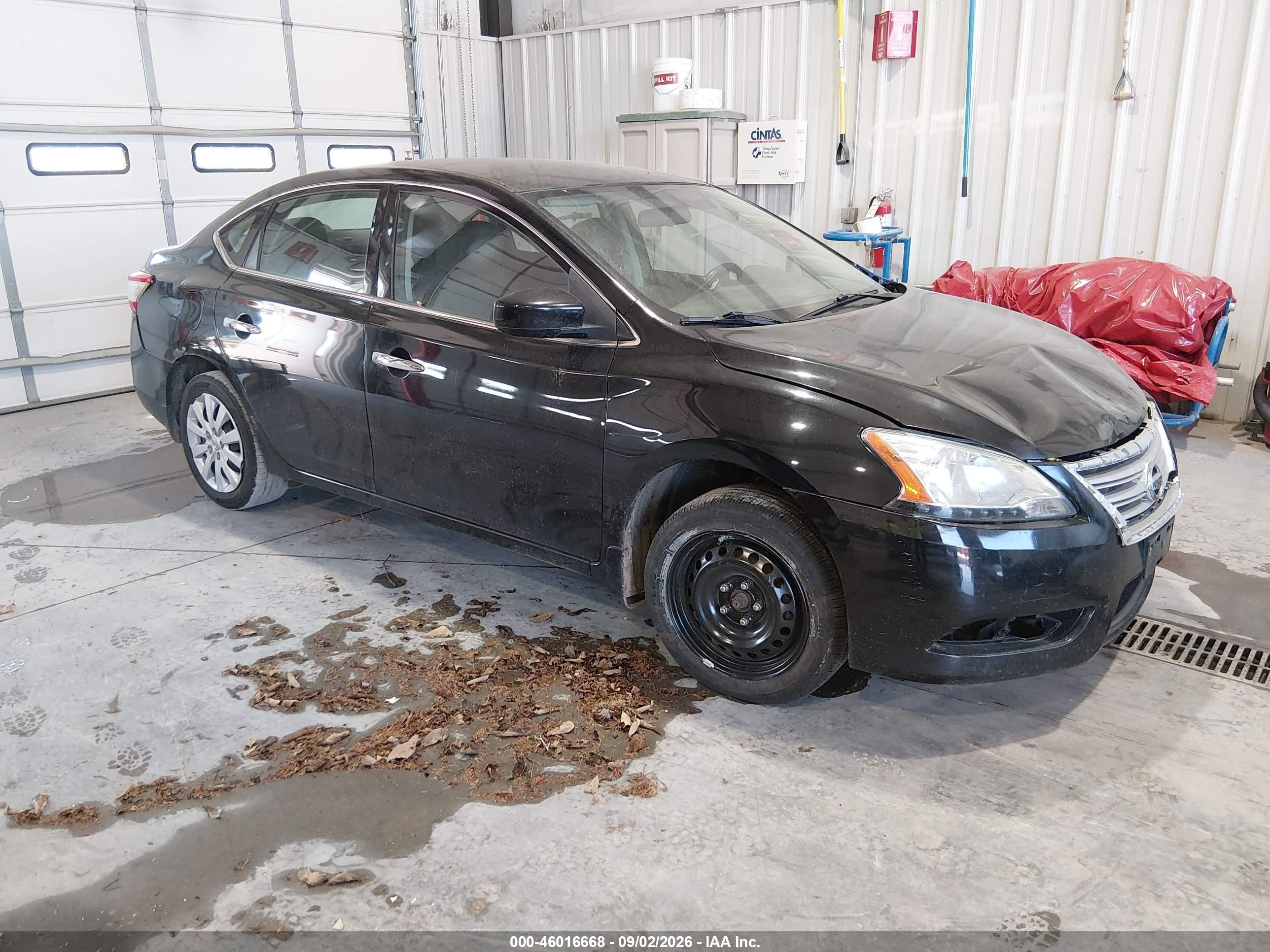 2015 Nissan Sentra Sv Black vin: 3N1AB7AP4FL689784