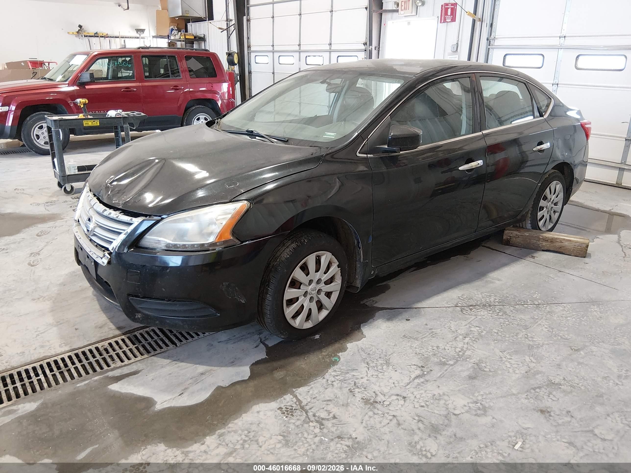 2015 Nissan Sentra Sv Black vin: 3N1AB7AP4FL689784