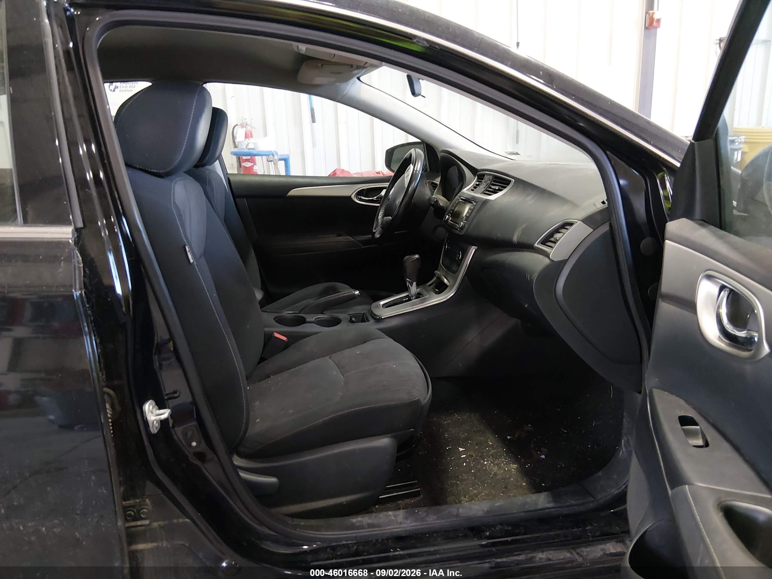 2015 Nissan Sentra Sv Black vin: 3N1AB7AP4FL689784