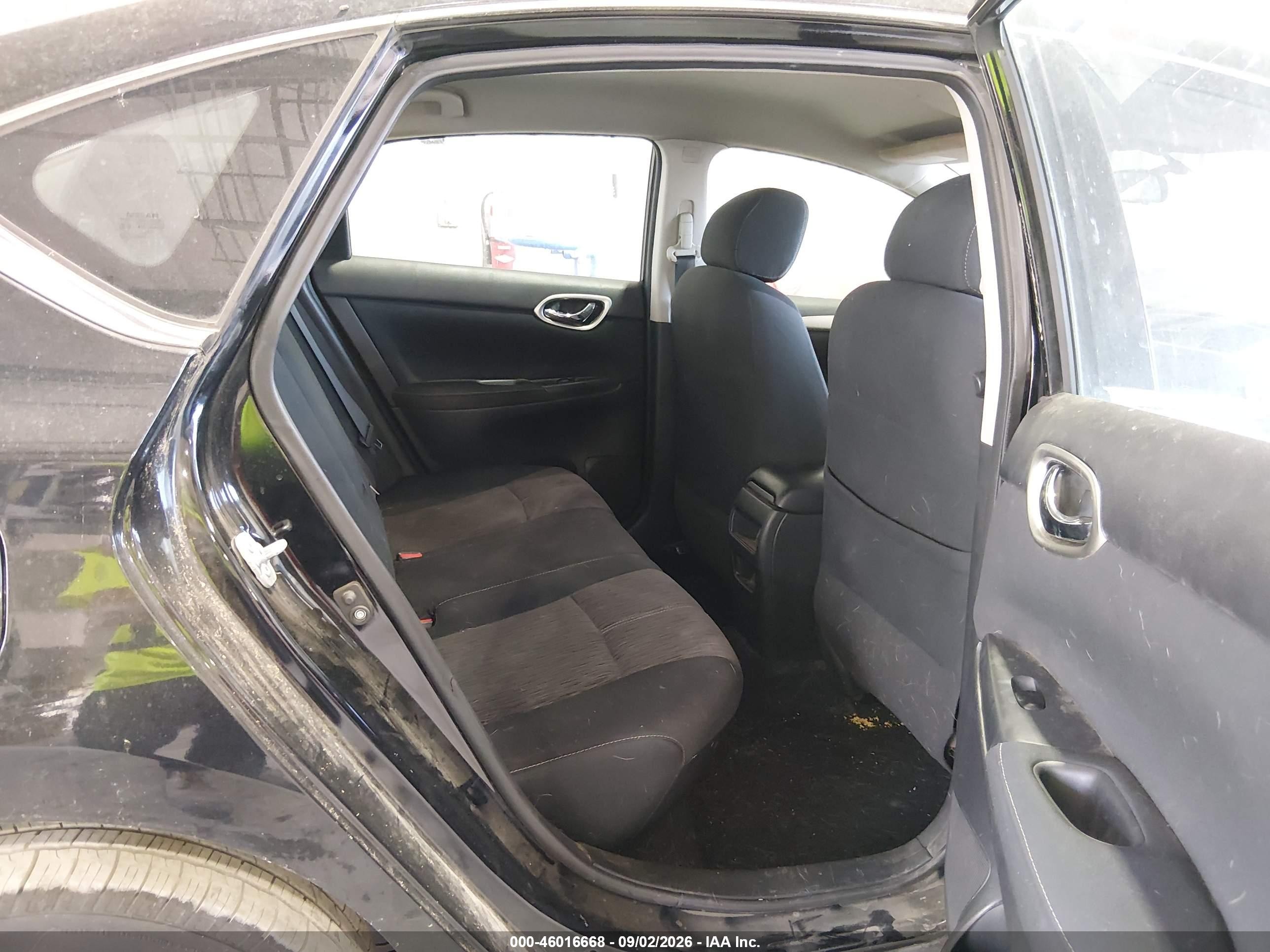 2015 Nissan Sentra Sv Black vin: 3N1AB7AP4FL689784