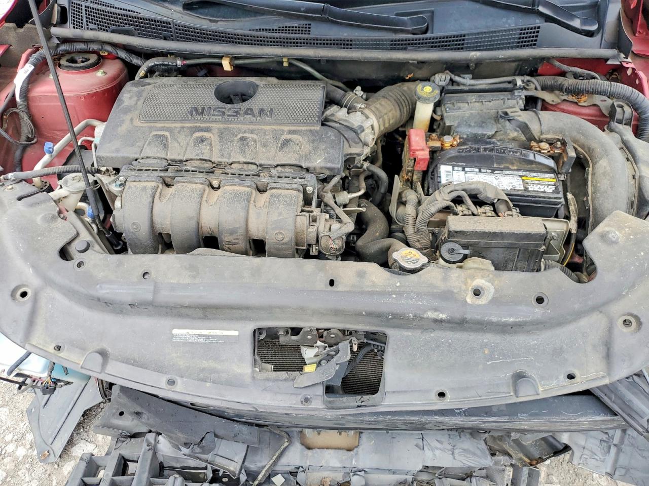 2015 Nissan Sentra Red vin: 3N1AB7AP4FL692751