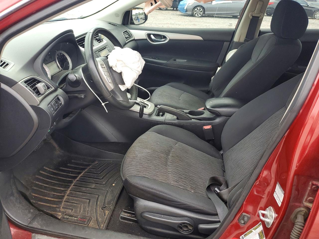 2015 Nissan Sentra Red vin: 3N1AB7AP4FL692751