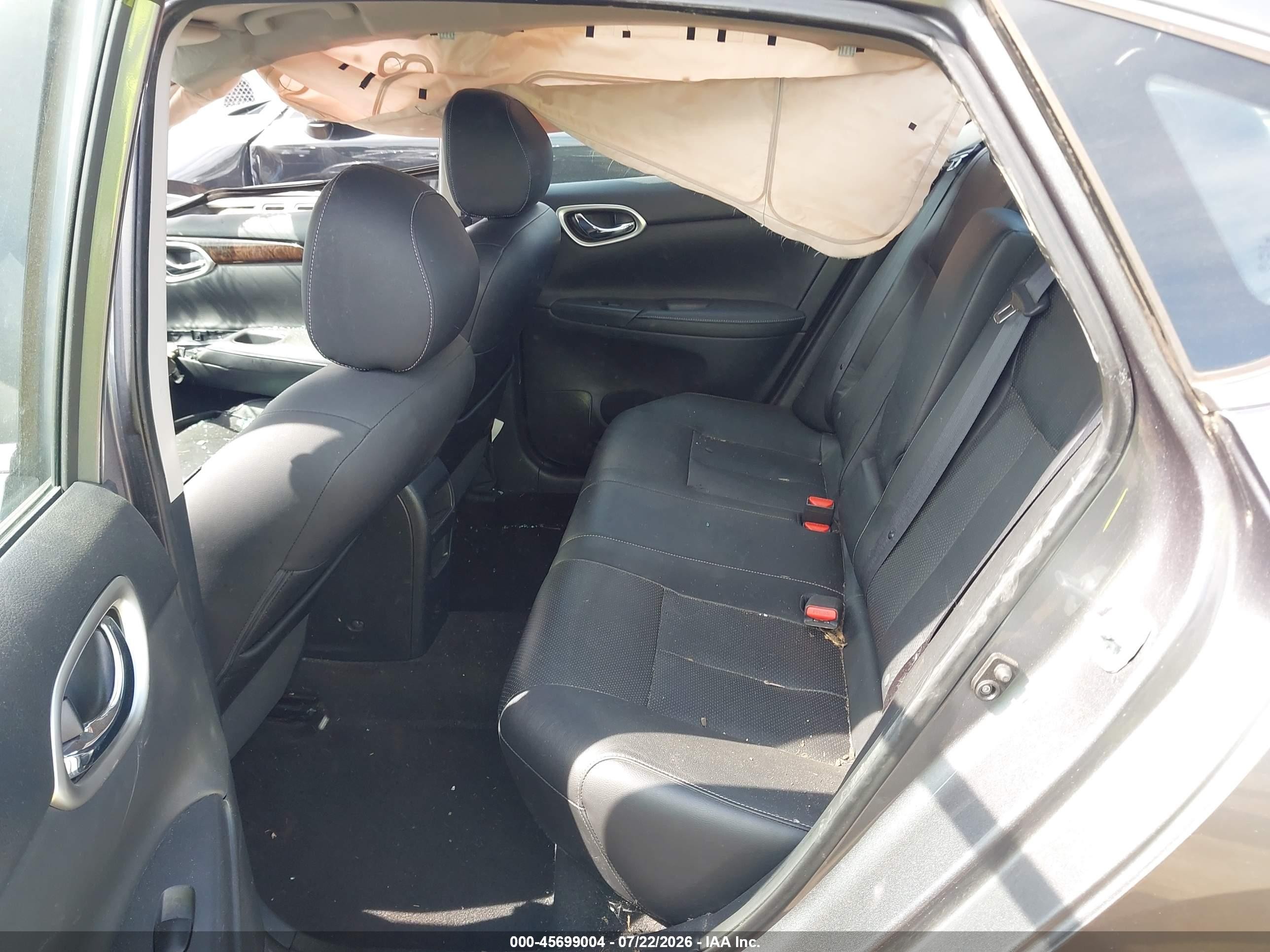2015 Nissan Sentra Sl Gray vin: 3N1AB7AP4FY225820