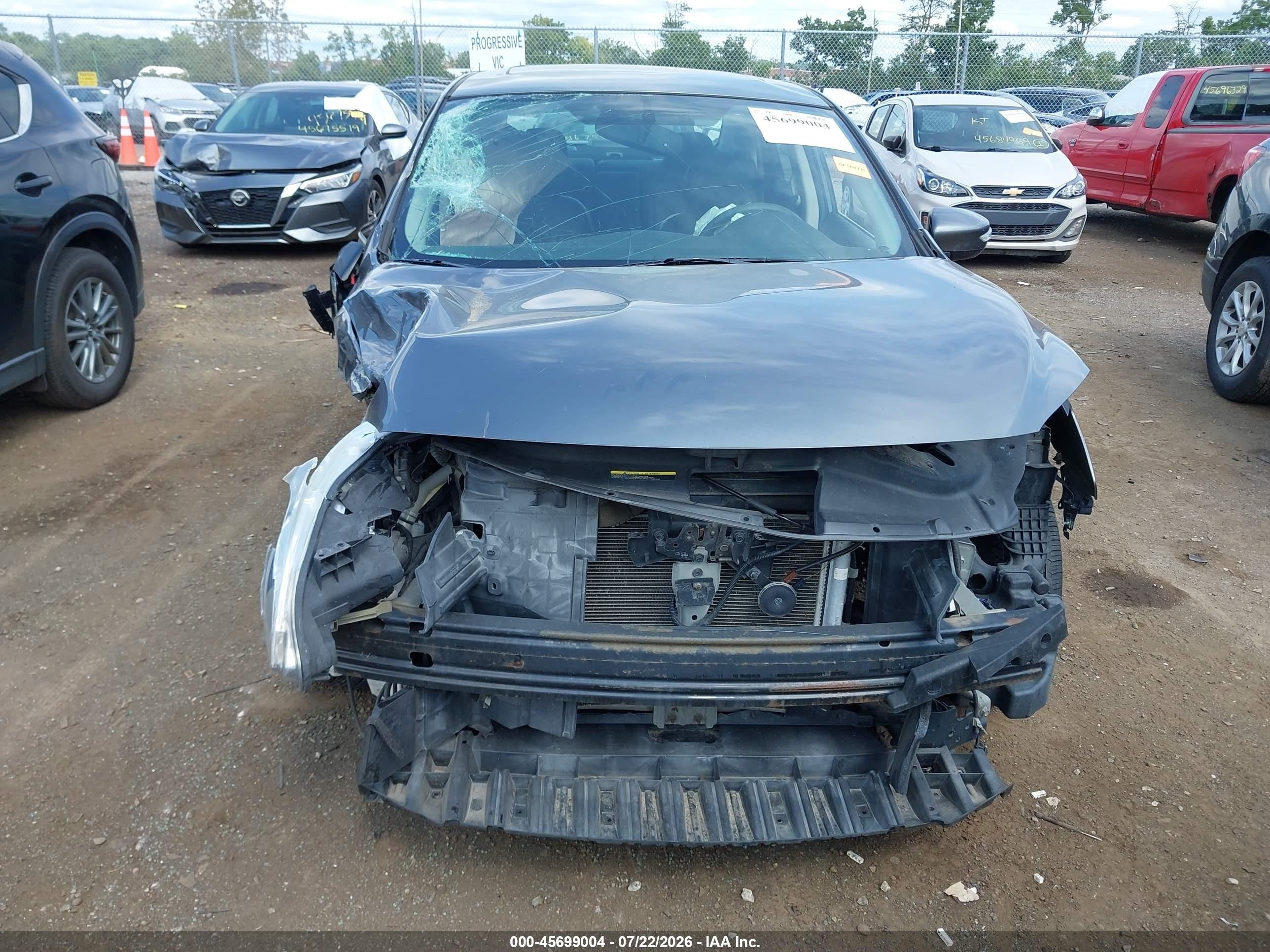 2015 Nissan Sentra Sl Gray vin: 3N1AB7AP4FY225820