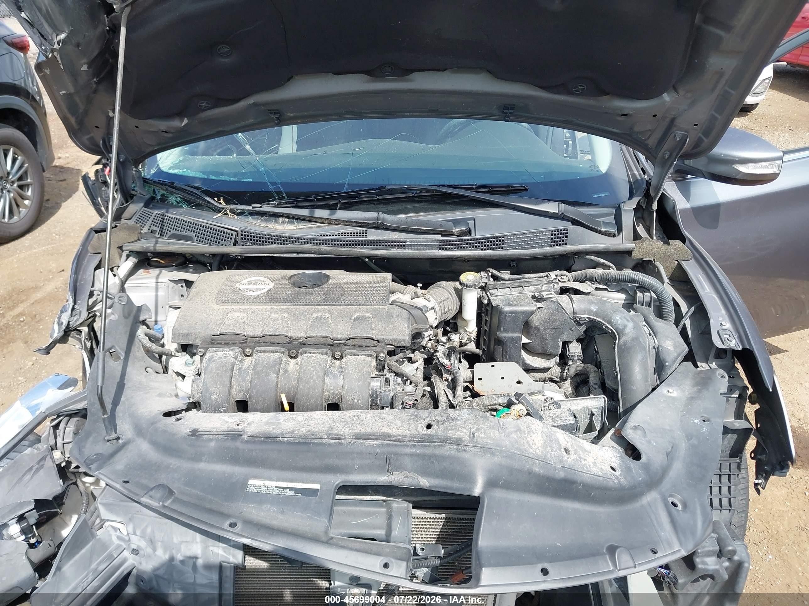 2015 Nissan Sentra Sl Gray vin: 3N1AB7AP4FY225820