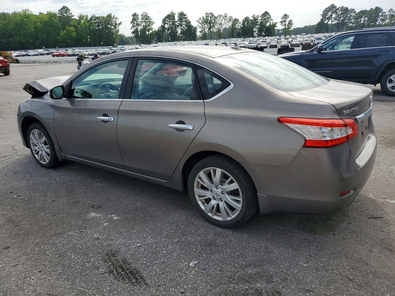 2015 Nissan Sentra Sl Silver vin: 3N1AB7AP4FY227034