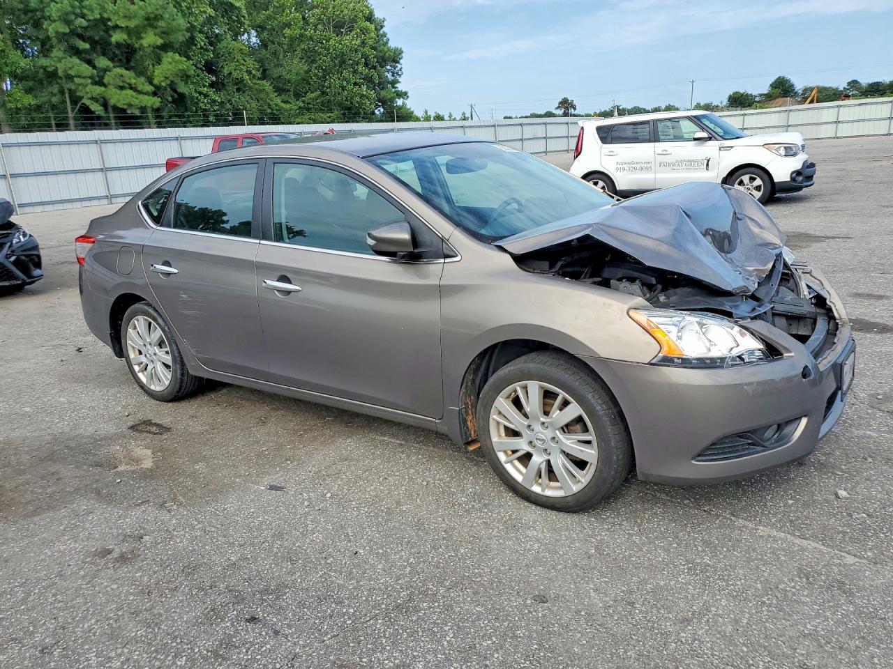 2015 Nissan Sentra Sl Silver vin: 3N1AB7AP4FY227034
