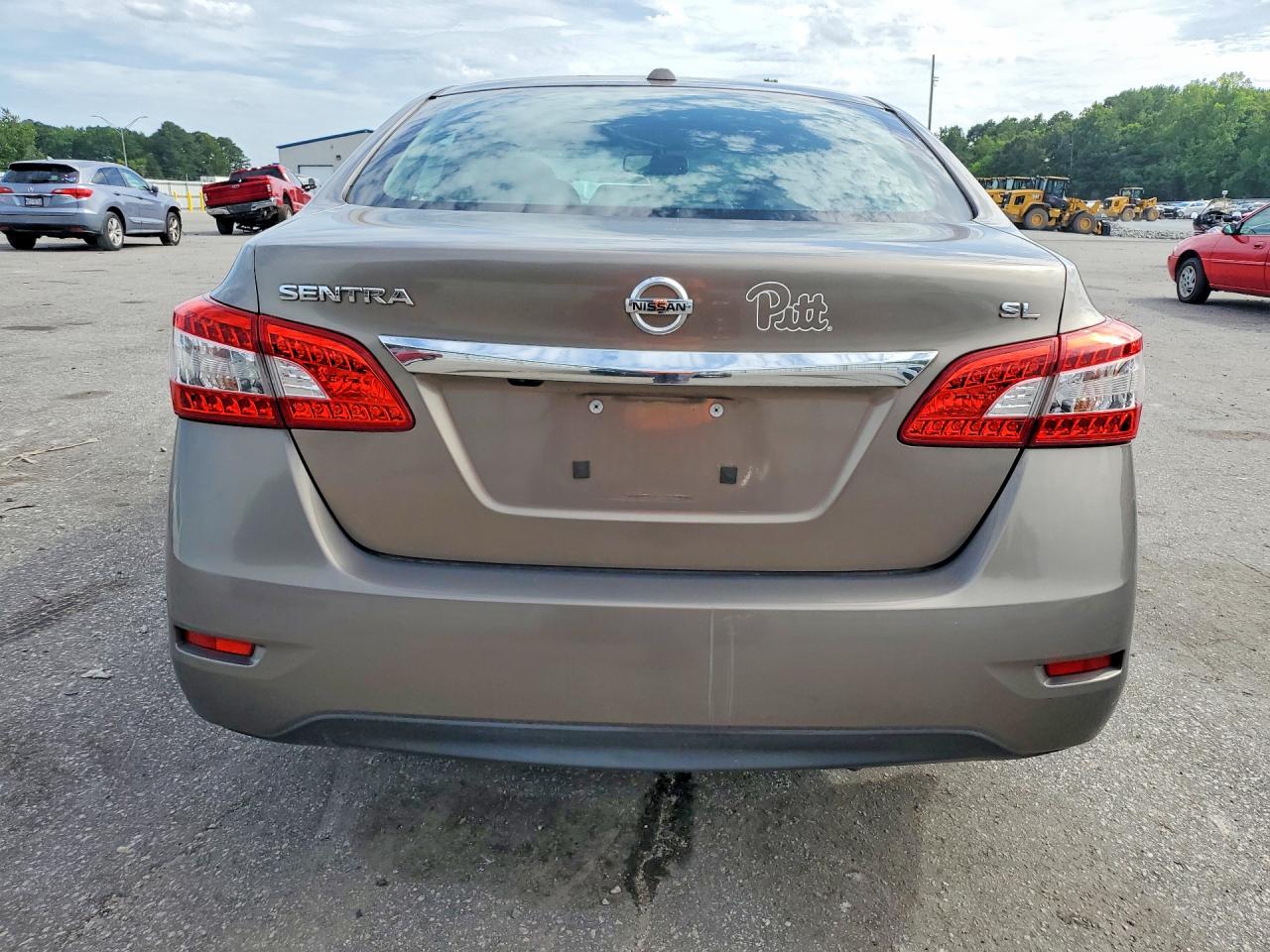 2015 Nissan Sentra Sl Silver vin: 3N1AB7AP4FY227034