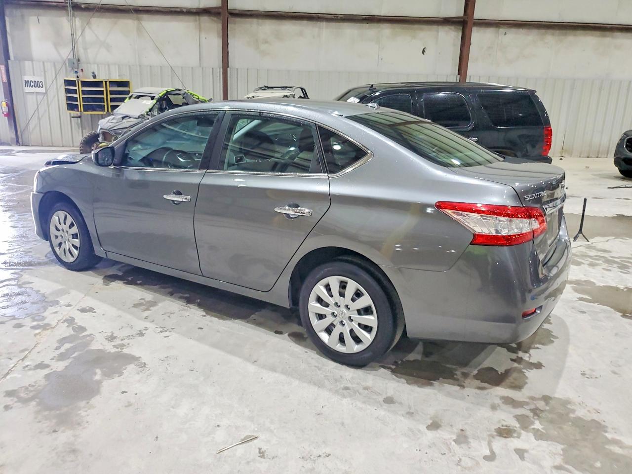 2015 Nissan Sentra Sv Gray vin: 3N1AB7AP4FY227812