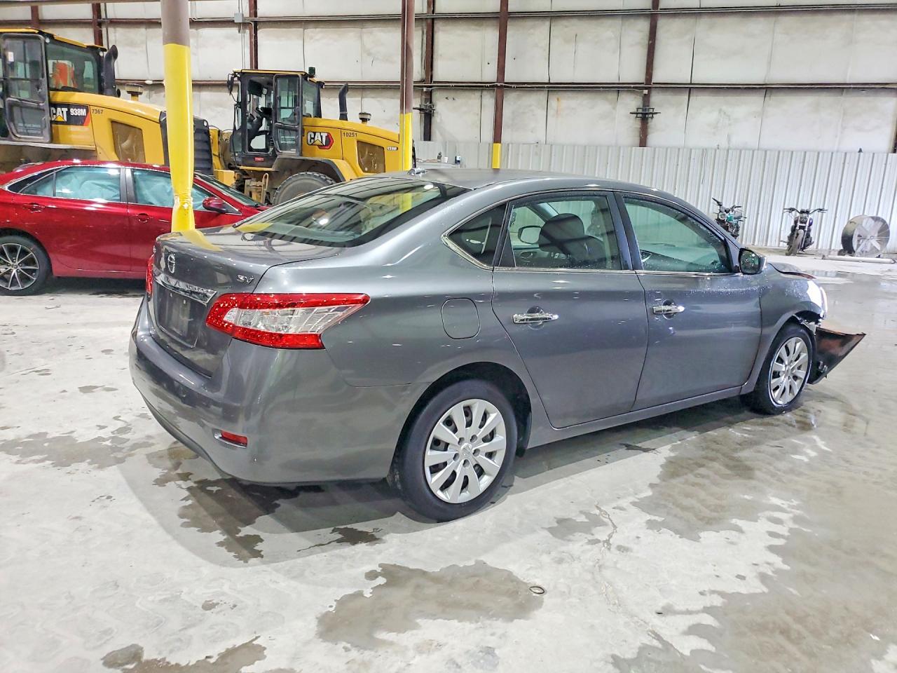 2015 Nissan Sentra Sv Gray vin: 3N1AB7AP4FY227812