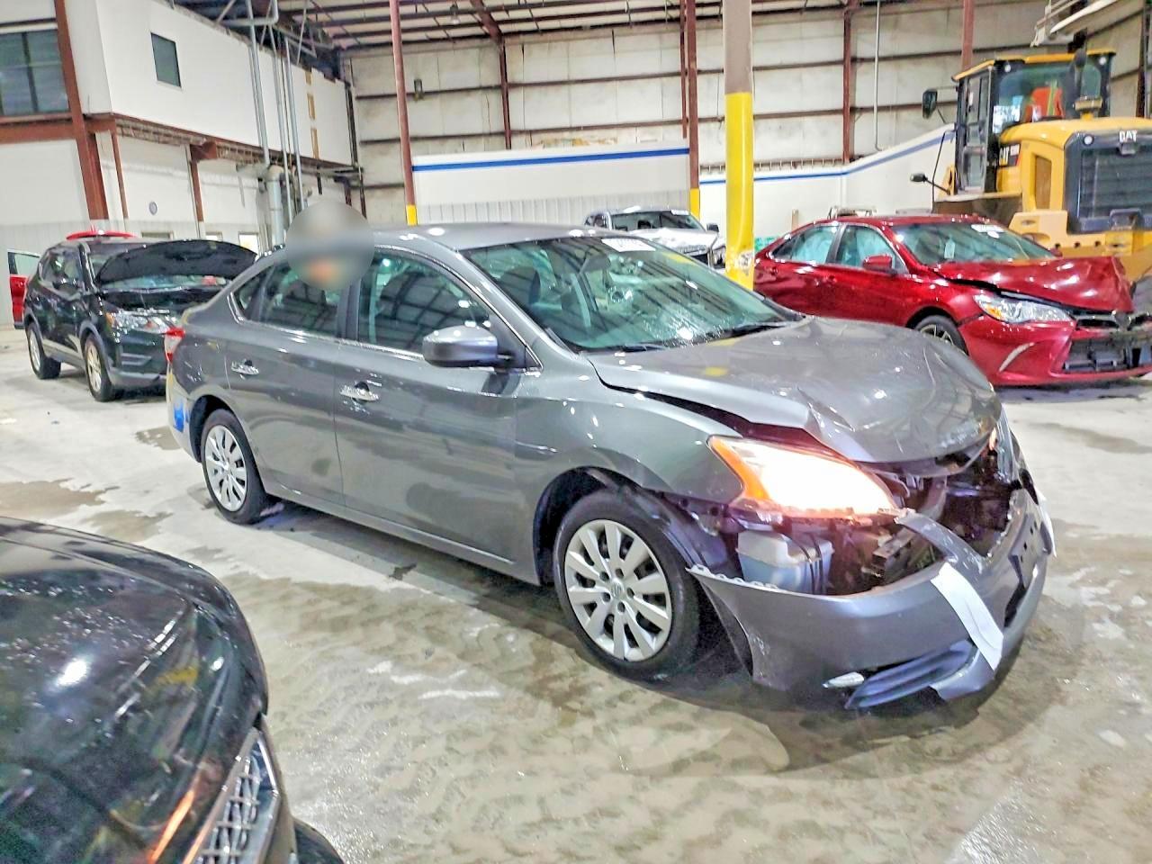 2015 Nissan Sentra Sv Gray vin: 3N1AB7AP4FY227812