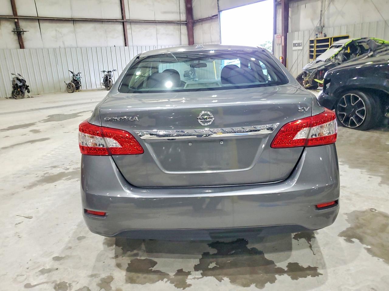 2015 Nissan Sentra Sv Gray vin: 3N1AB7AP4FY227812