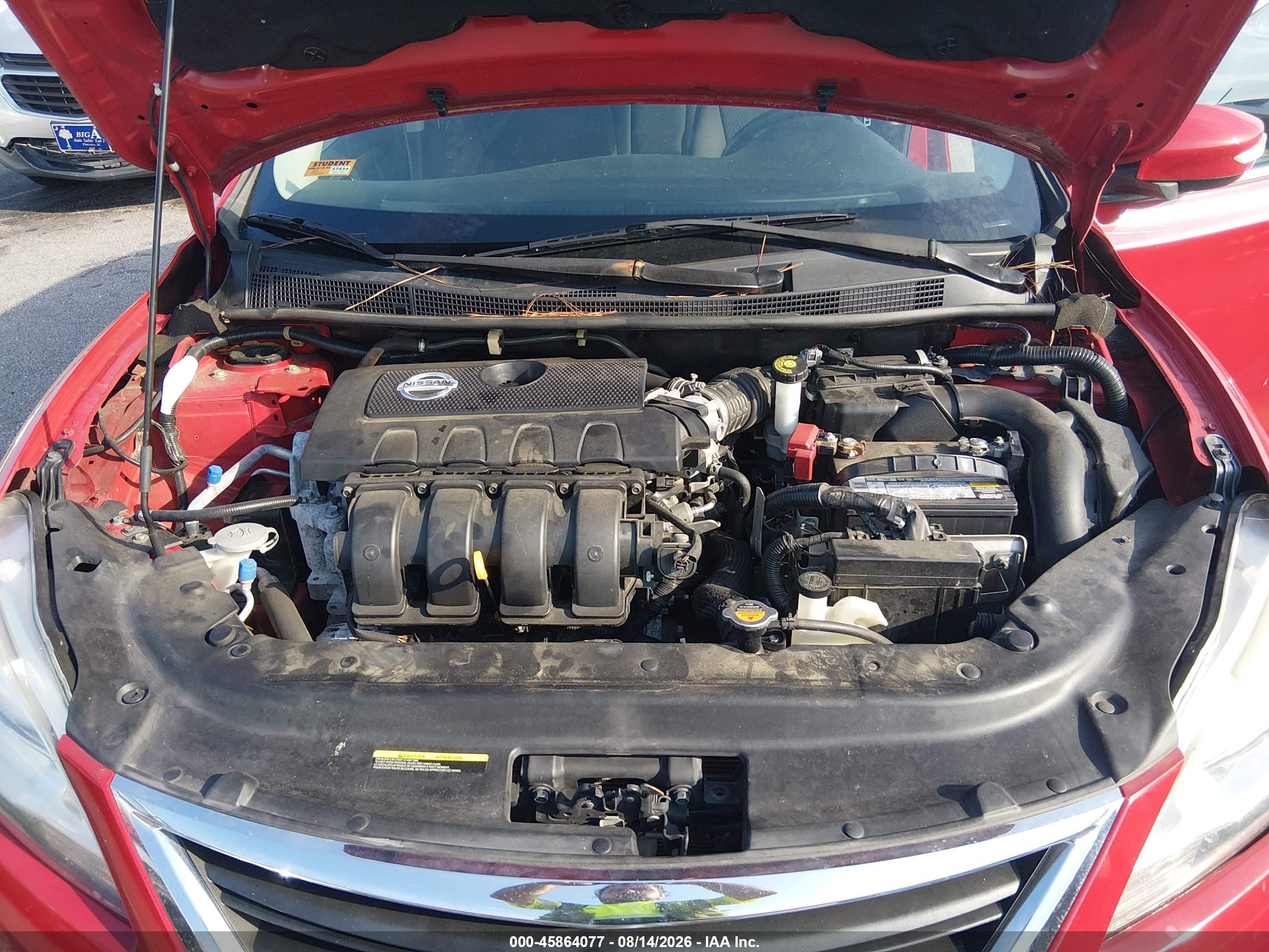 2015 Nissan Sentra Sr Red vin: 3N1AB7AP4FY228698