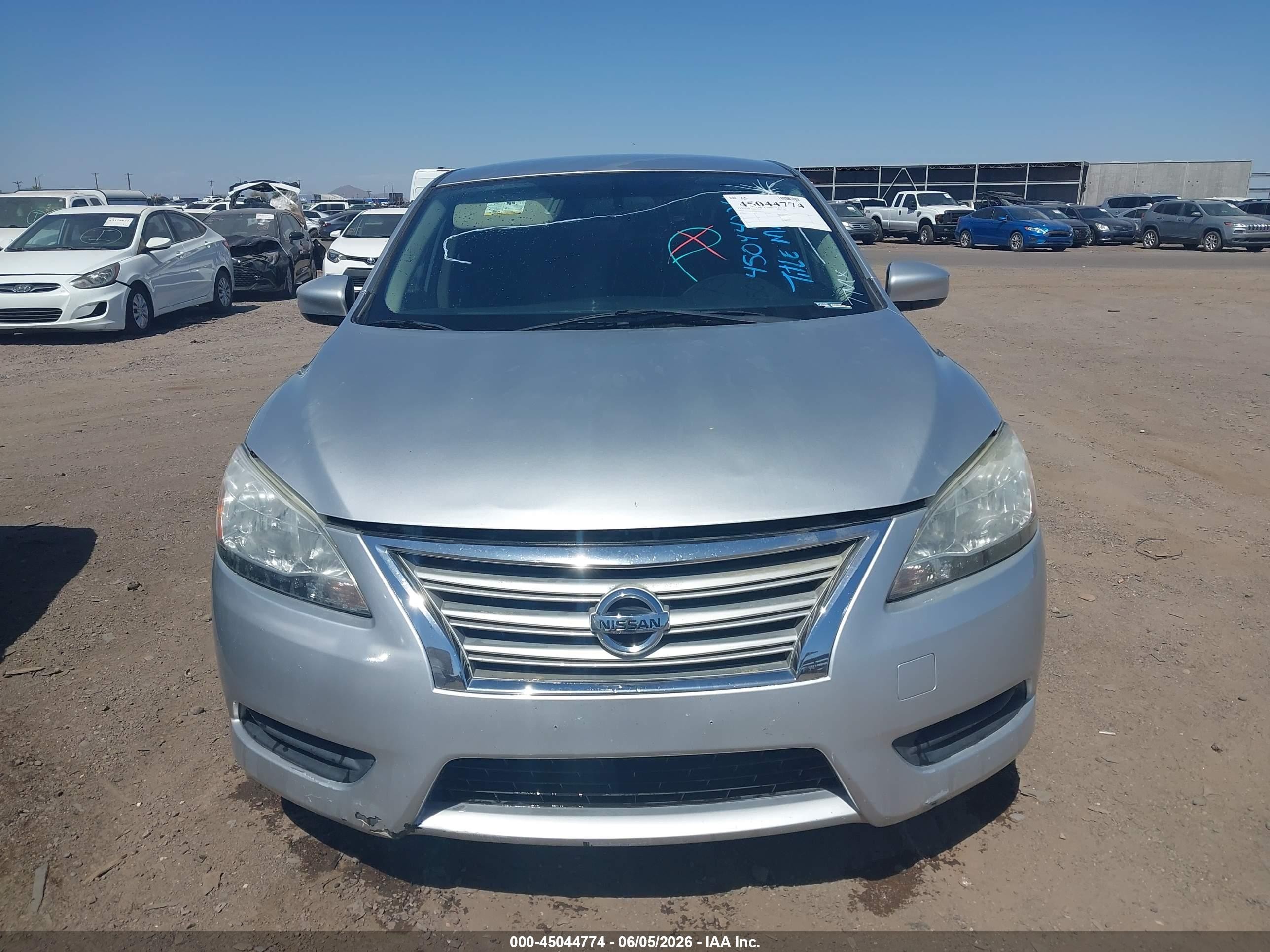 2015 Nissan Sentra S Gray vin: 3N1AB7AP4FY231715