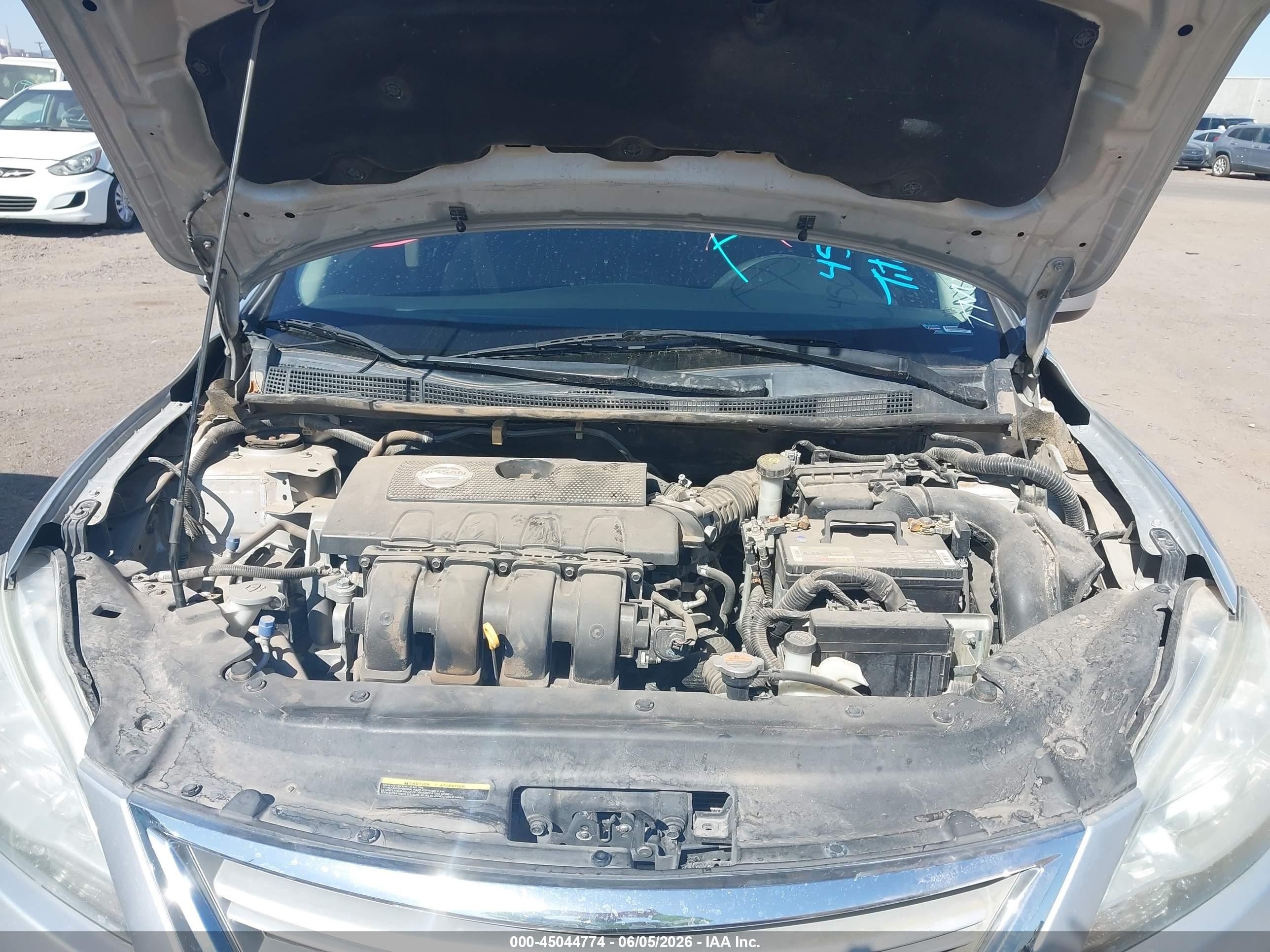 2015 Nissan Sentra S Gray vin: 3N1AB7AP4FY231715