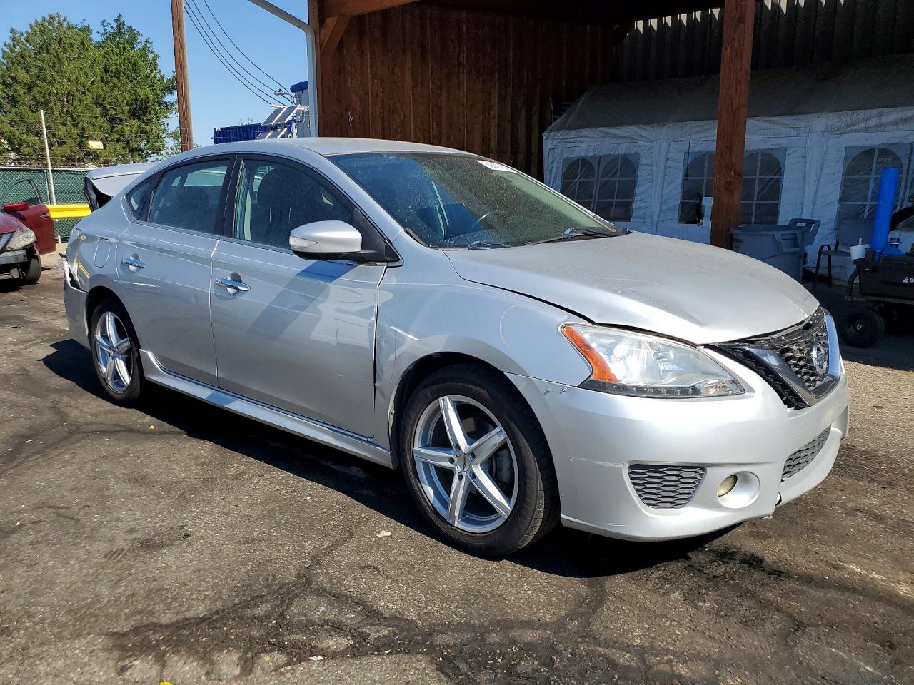 2015 Nissan Sentra Sr Silver vin: 3N1AB7AP4FY232265