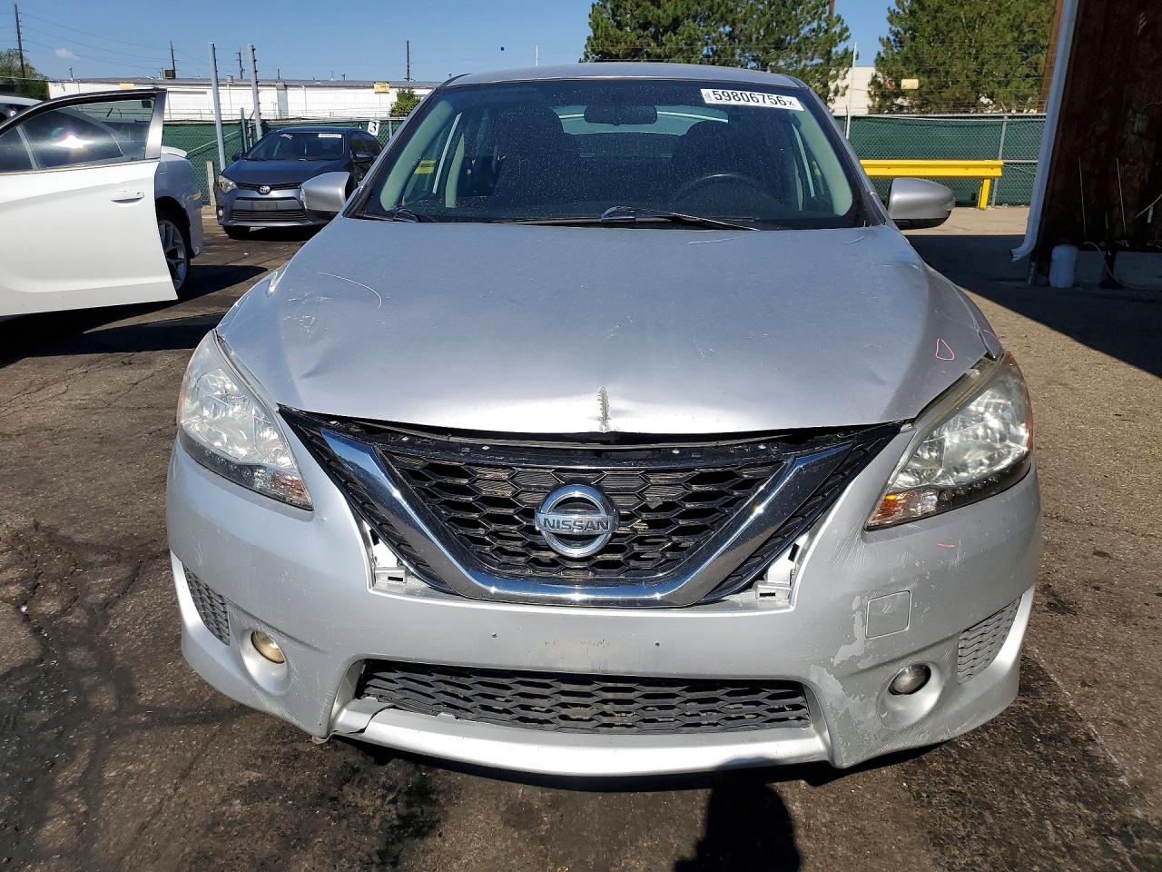 2015 Nissan Sentra Sr Silver vin: 3N1AB7AP4FY232265