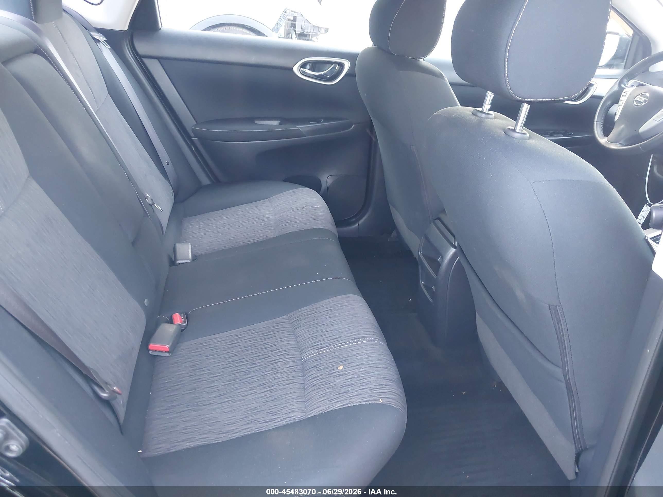 2015 Nissan Sentra Sv Черный vin: 3N1AB7AP4FY234081