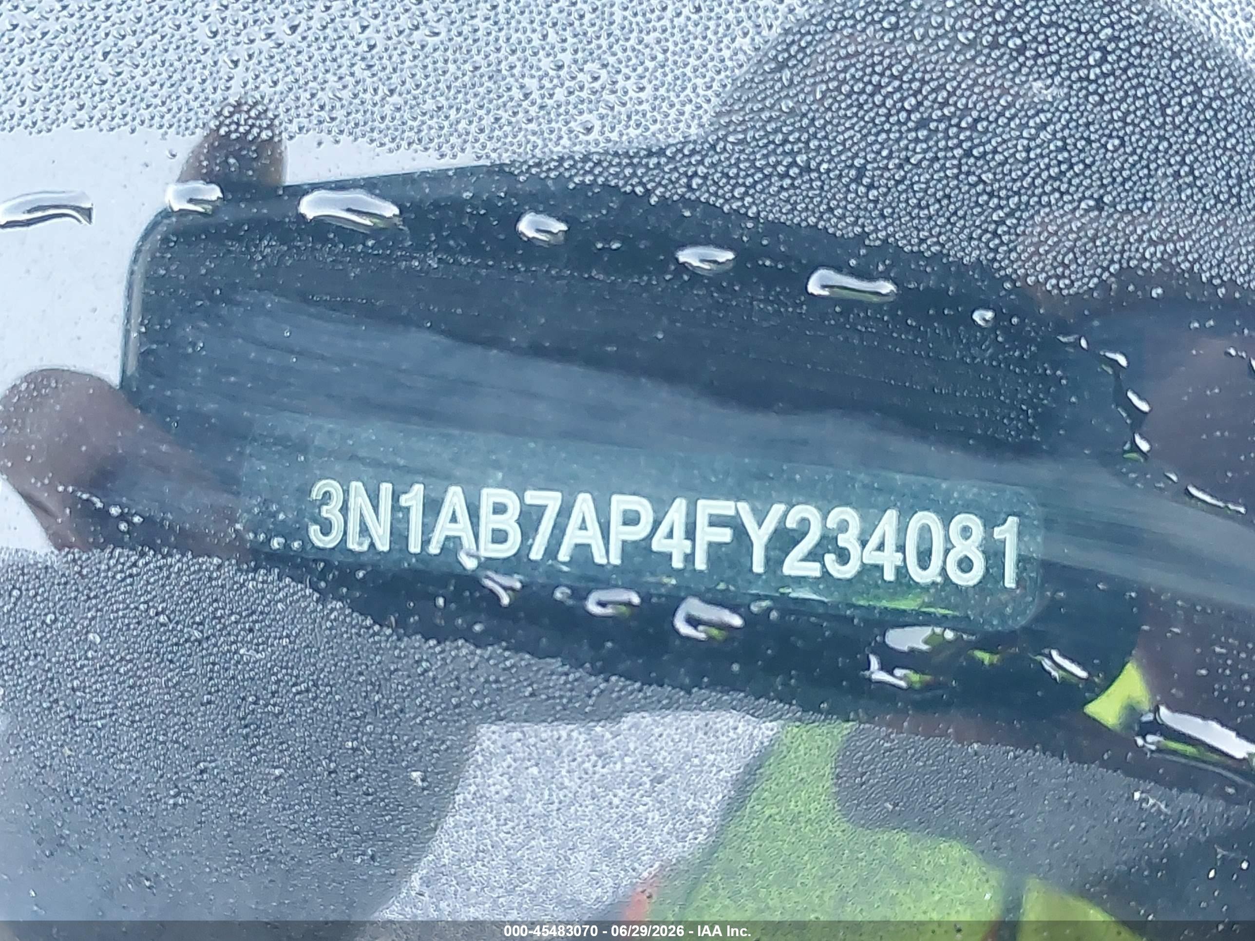 2015 Nissan Sentra Sv Черный vin: 3N1AB7AP4FY234081