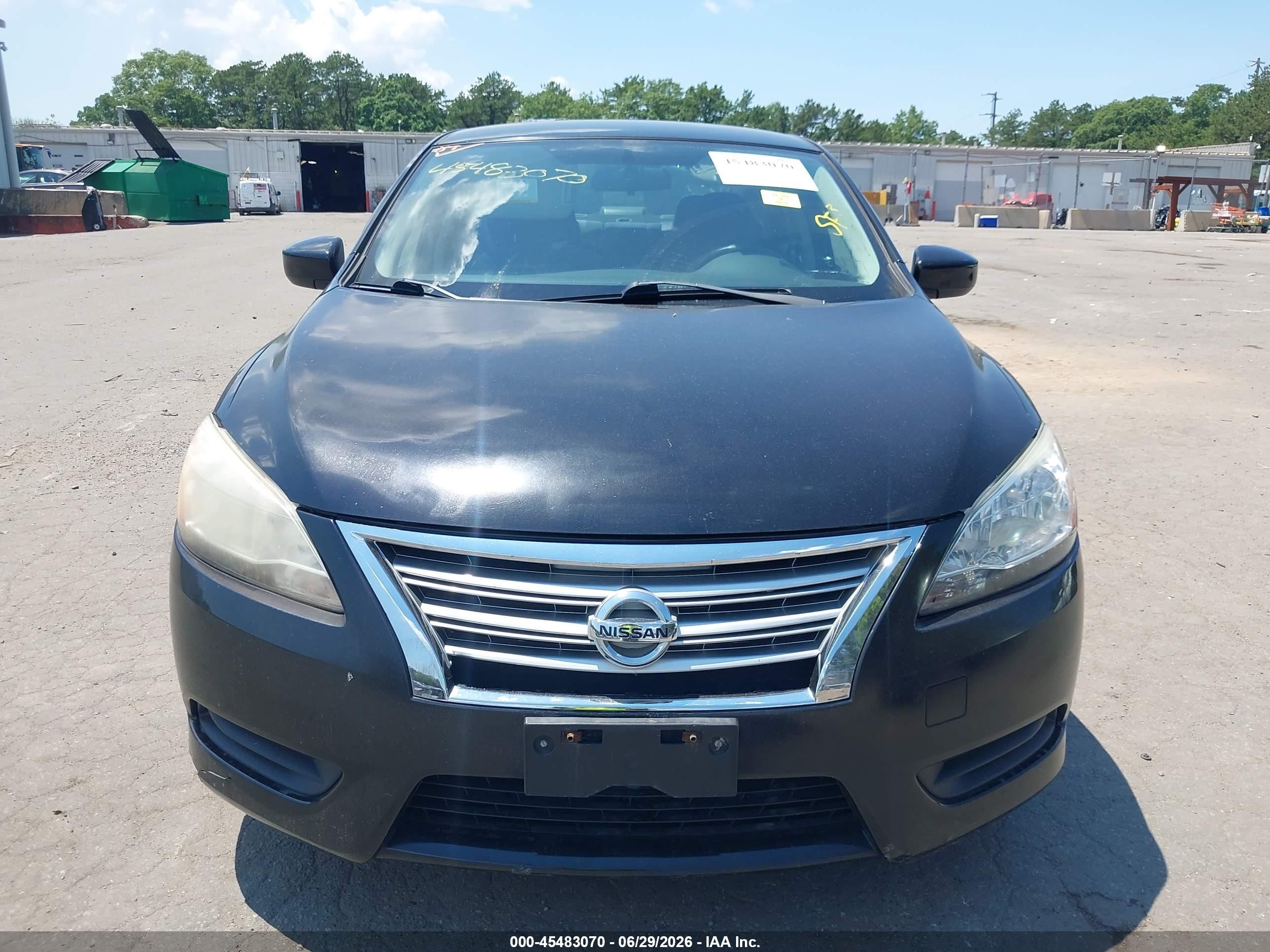 2015 Nissan Sentra Sv Черный vin: 3N1AB7AP4FY234081