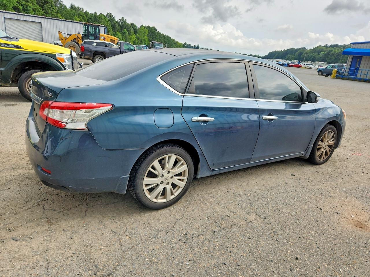 2015 Nissan Sentra Sl Blue vin: 3N1AB7AP4FY246540