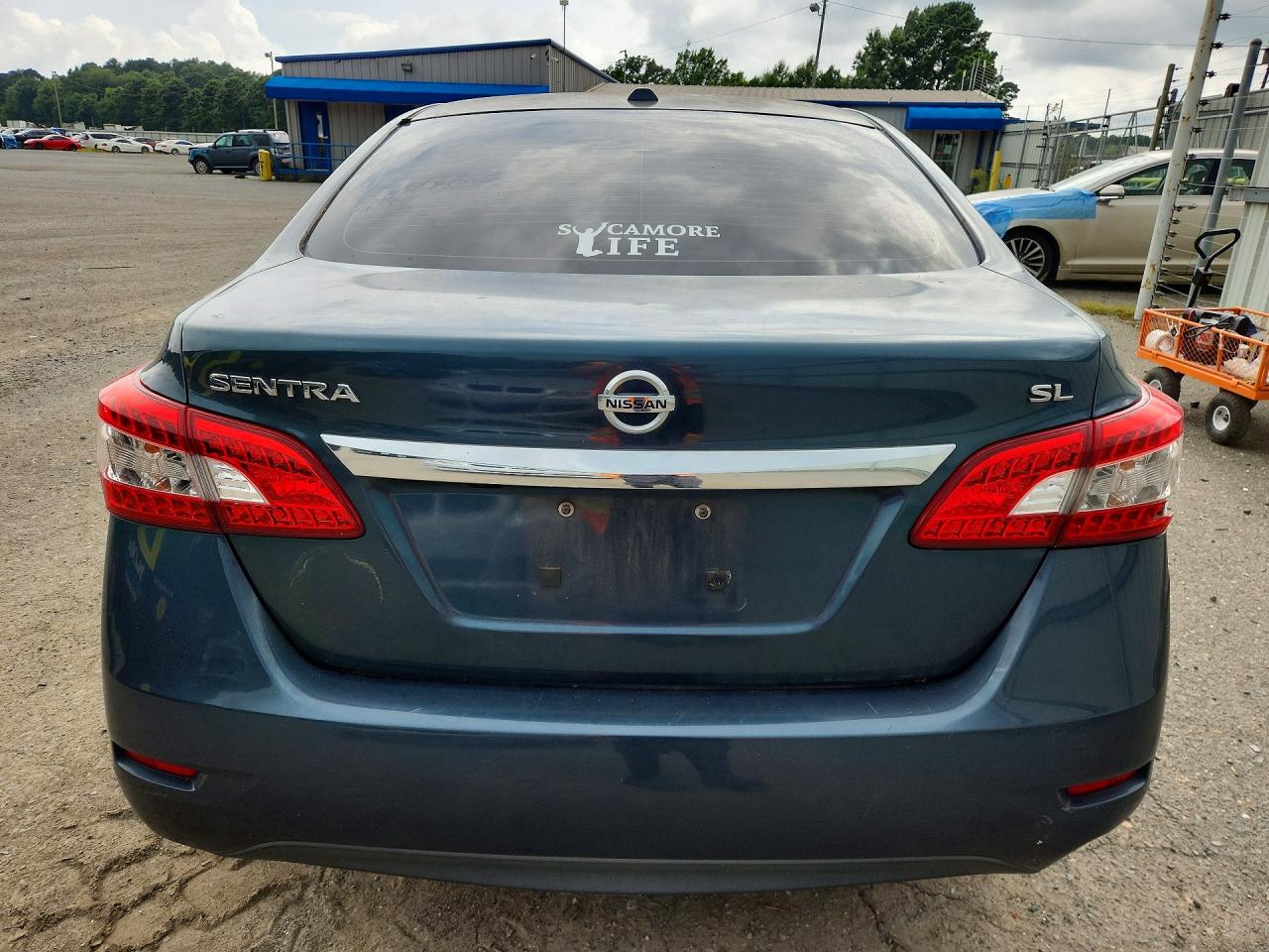 2015 Nissan Sentra Sl Blue vin: 3N1AB7AP4FY246540