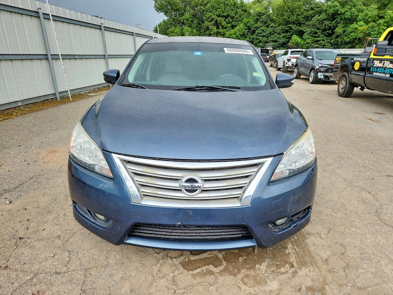 2015 Nissan Sentra Sl Blue vin: 3N1AB7AP4FY246540