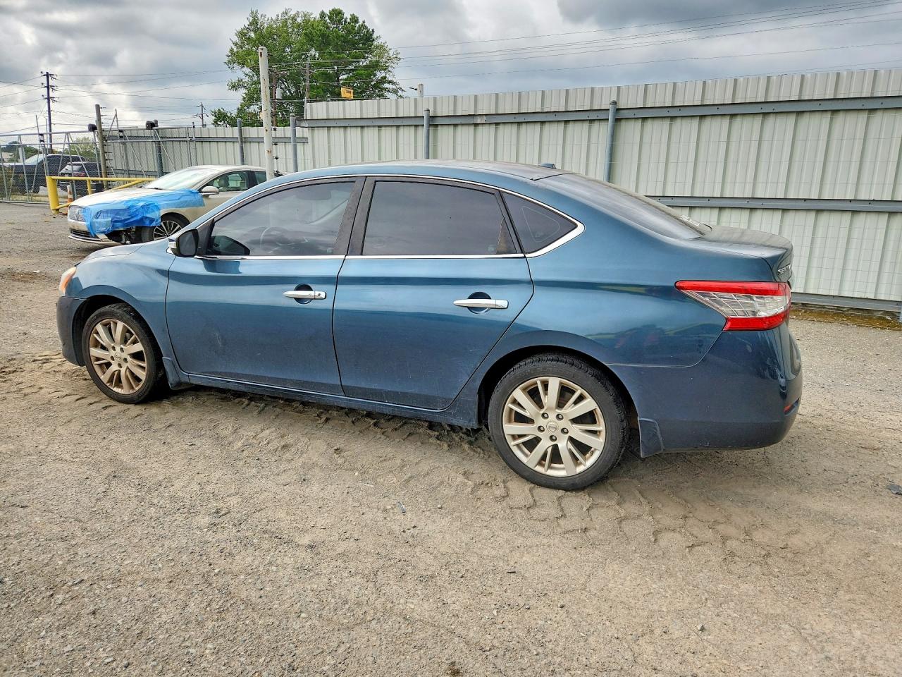 2015 Nissan Sentra Sl Blue vin: 3N1AB7AP4FY246540