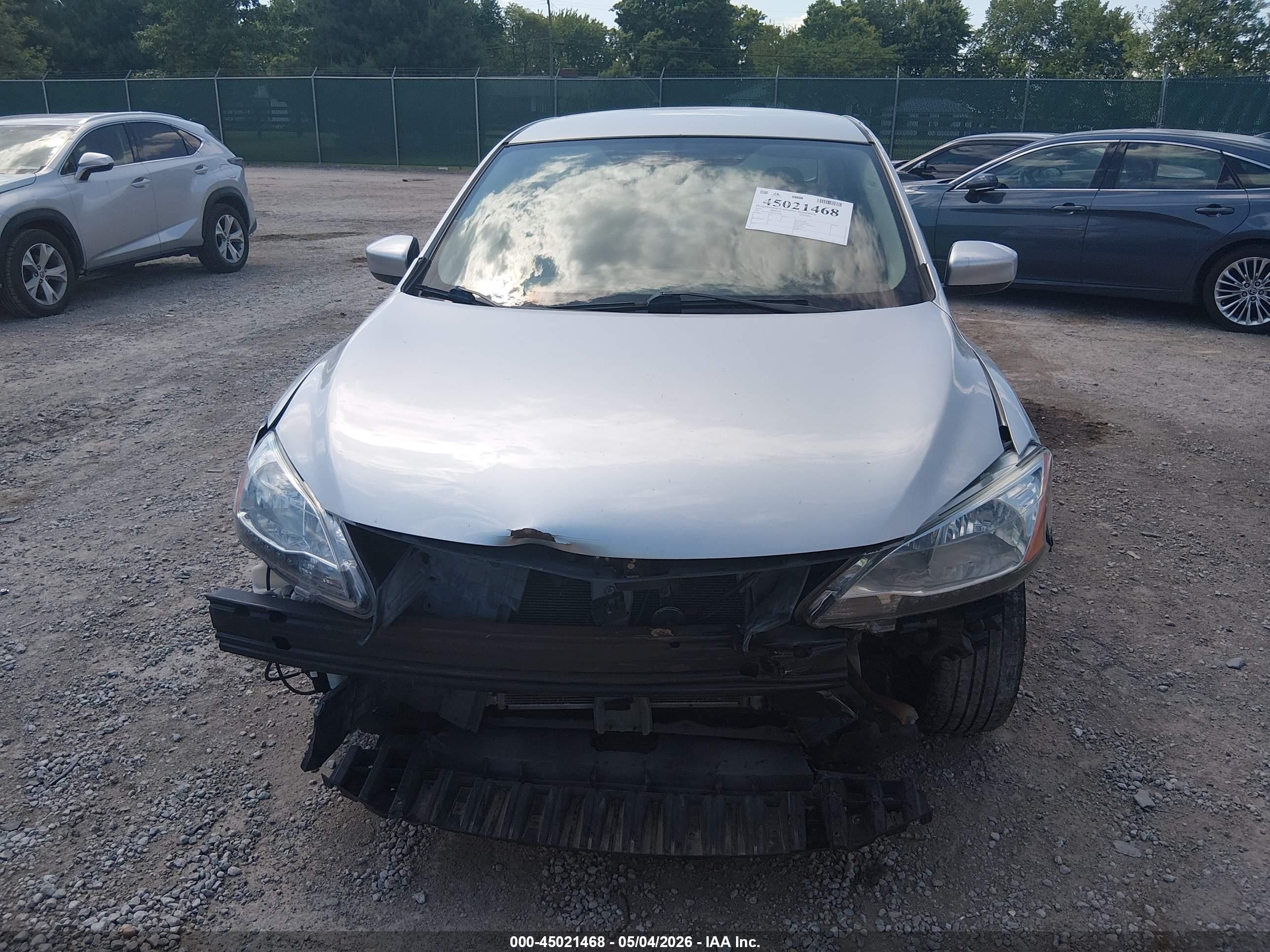 2015 Nissan Sentra Fe+ S/s/sl/sr/sv Серебряный vin: 3N1AB7AP4FY251348