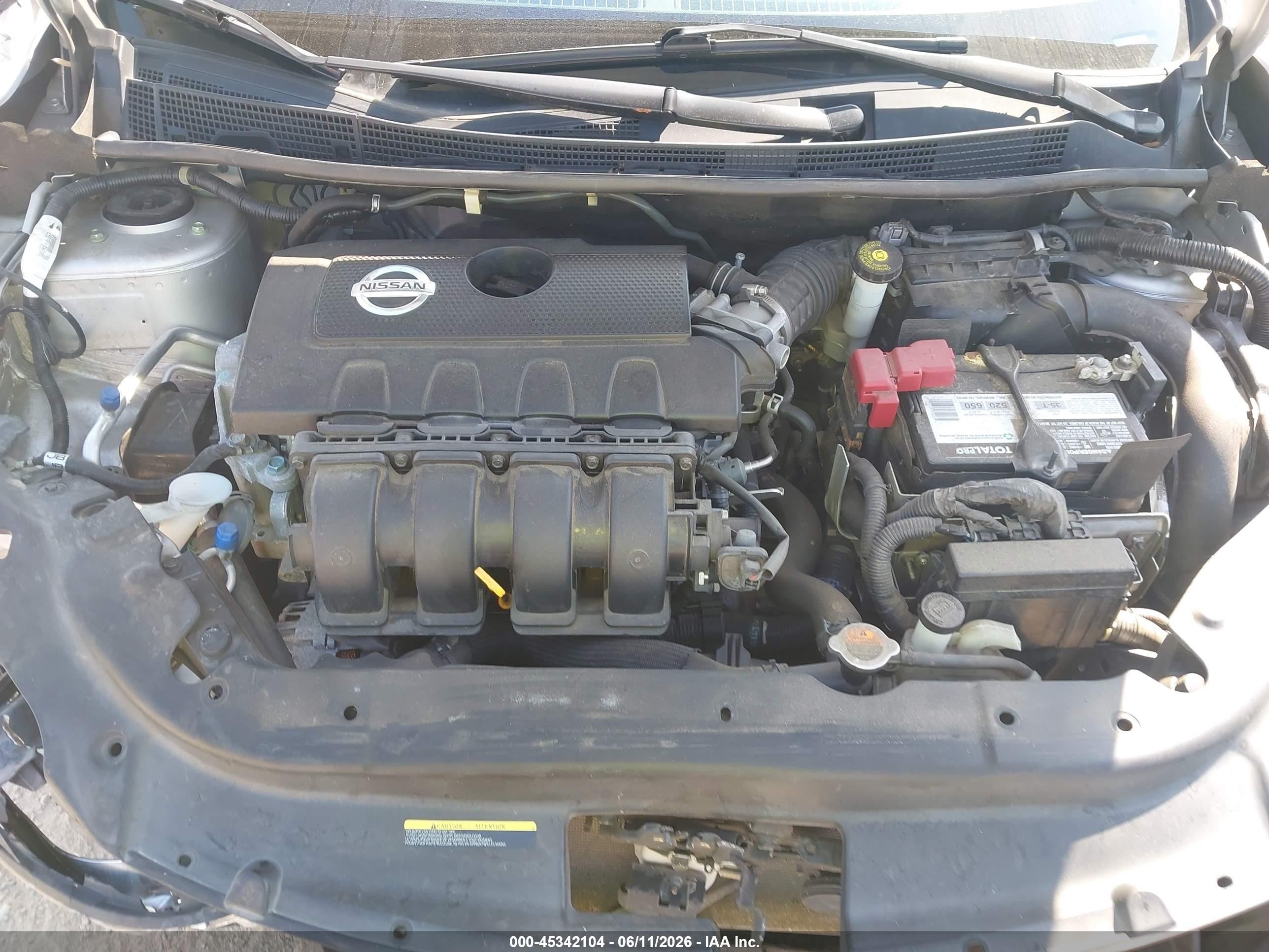 2015 Nissan Sentra Sv Silver vin: 3N1AB7AP4FY272572