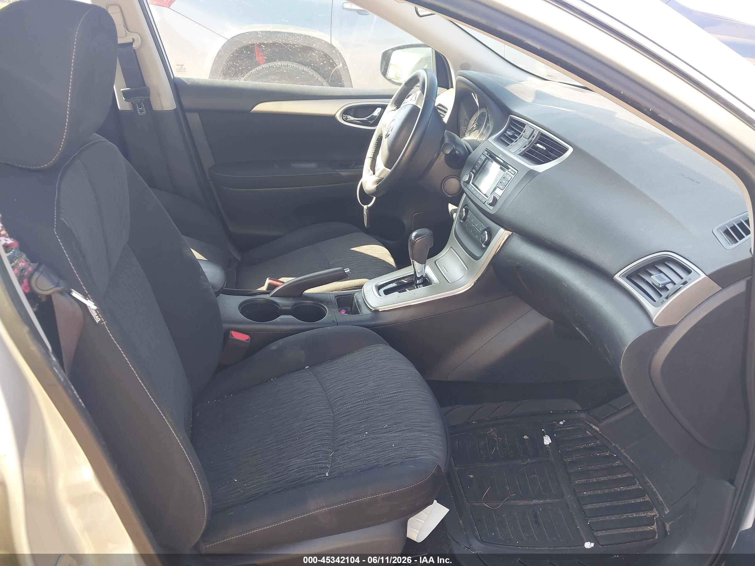 2015 Nissan Sentra Sv Silver vin: 3N1AB7AP4FY272572
