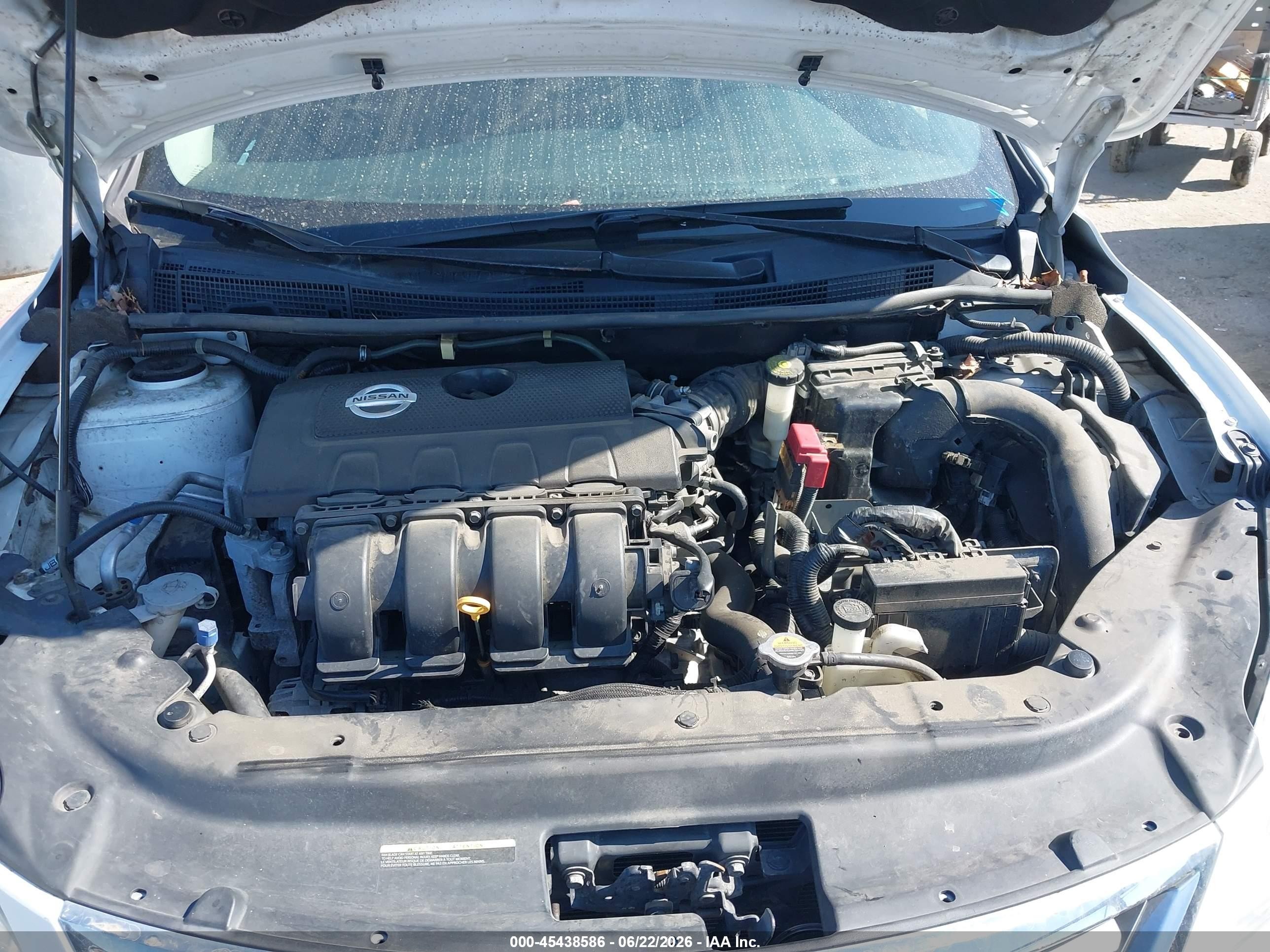 2015 Nissan Sentra S White vin: 3N1AB7AP4FY277027