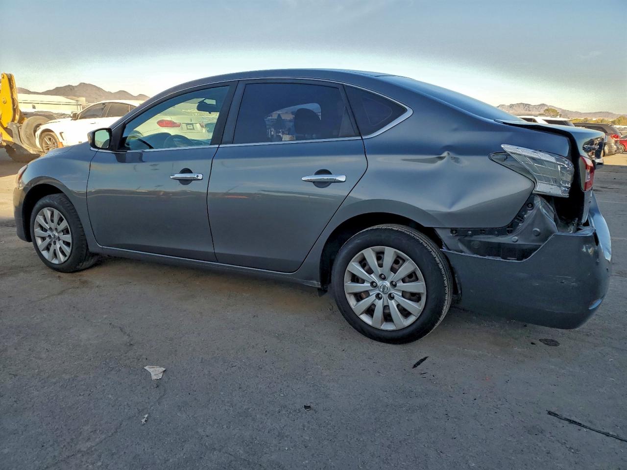 2015 Nissan Sentra S Charcoal vin: 3N1AB7AP4FY282261