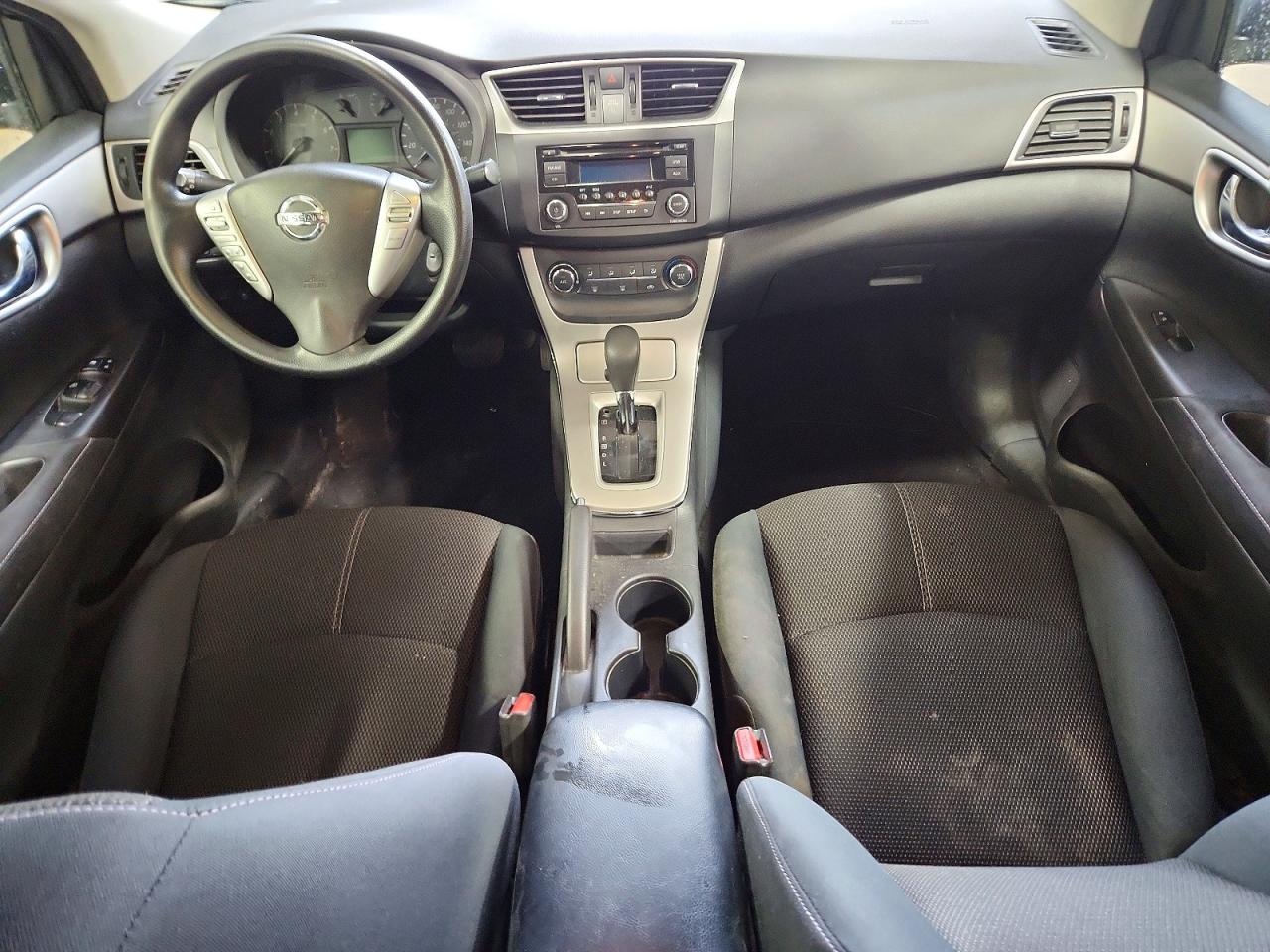 2015 Nissan Sentra S Черный vin: 3N1AB7AP4FY282468