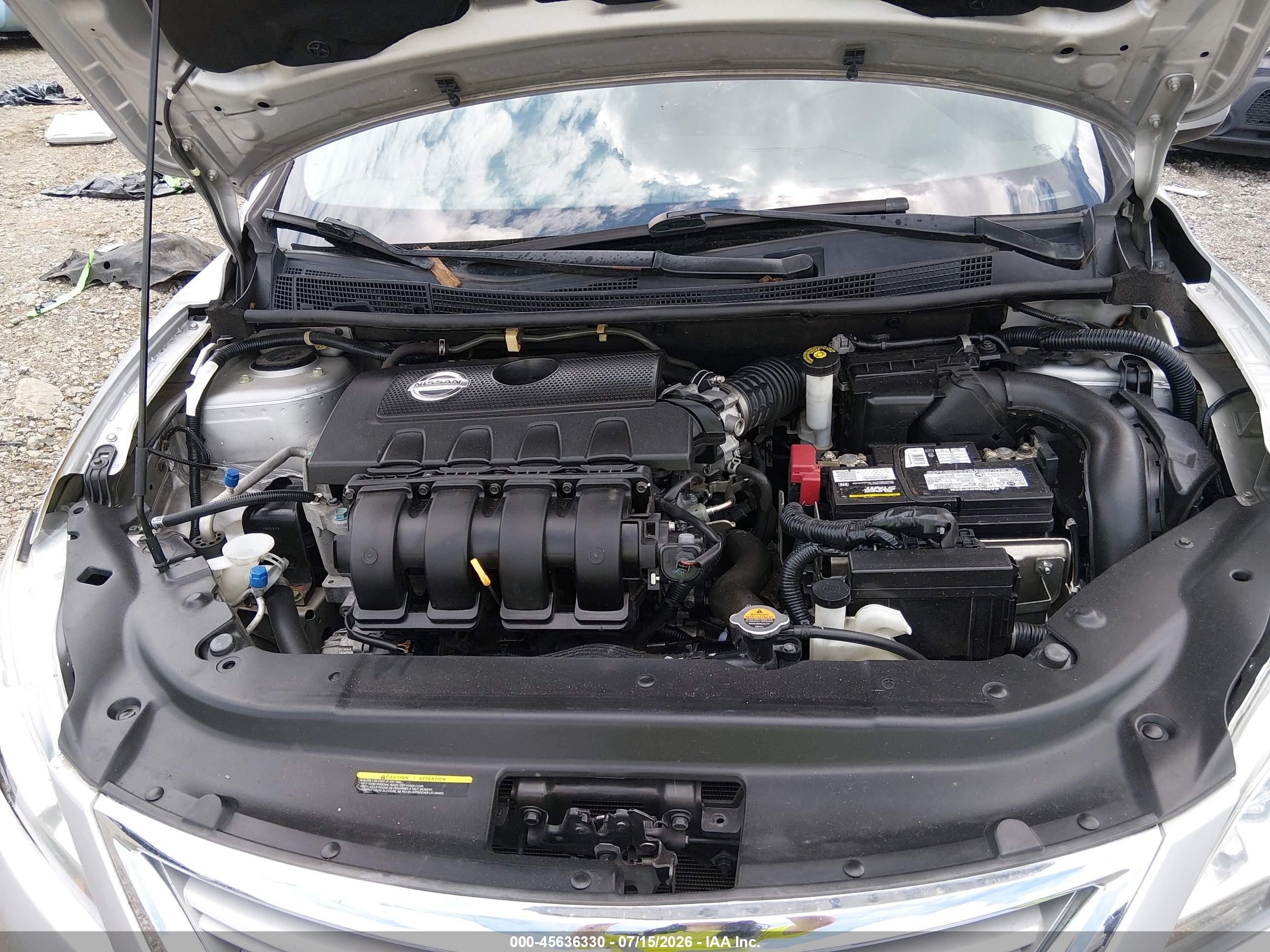 2015 Nissan Sentra S Silver vin: 3N1AB7AP4FY283071